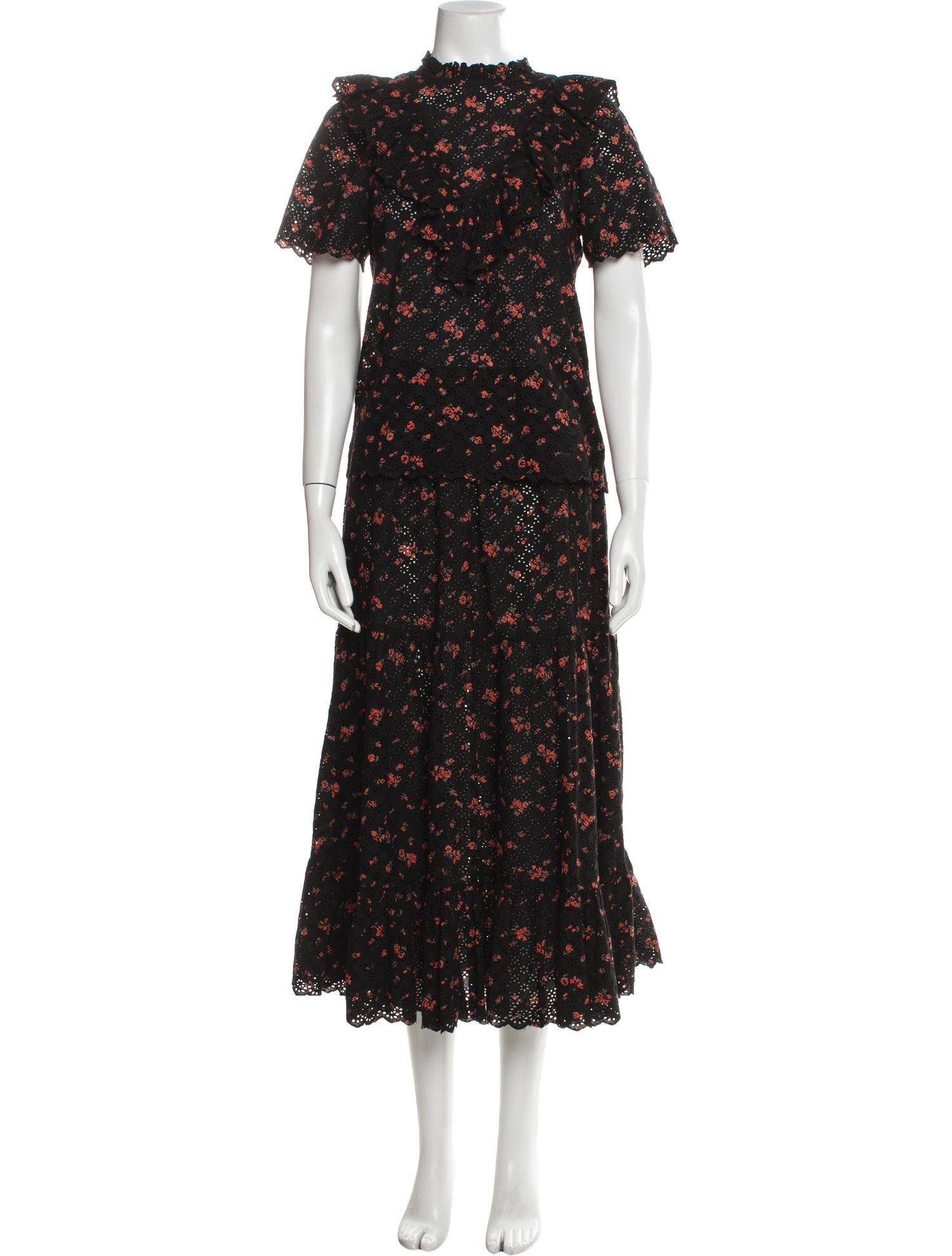 Ulla Johnson Floral Print Skirt Set