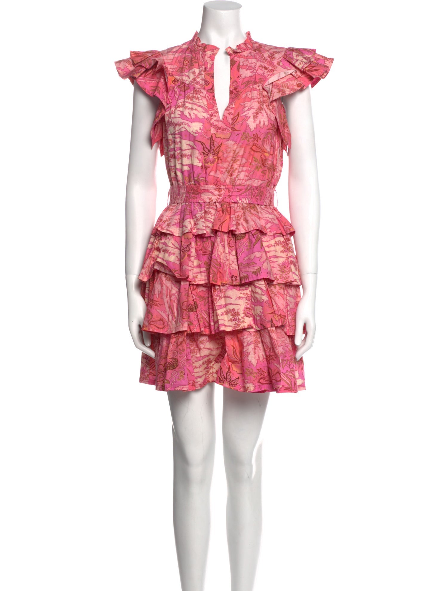 Ulla Johnson Floral Print Mini Dress