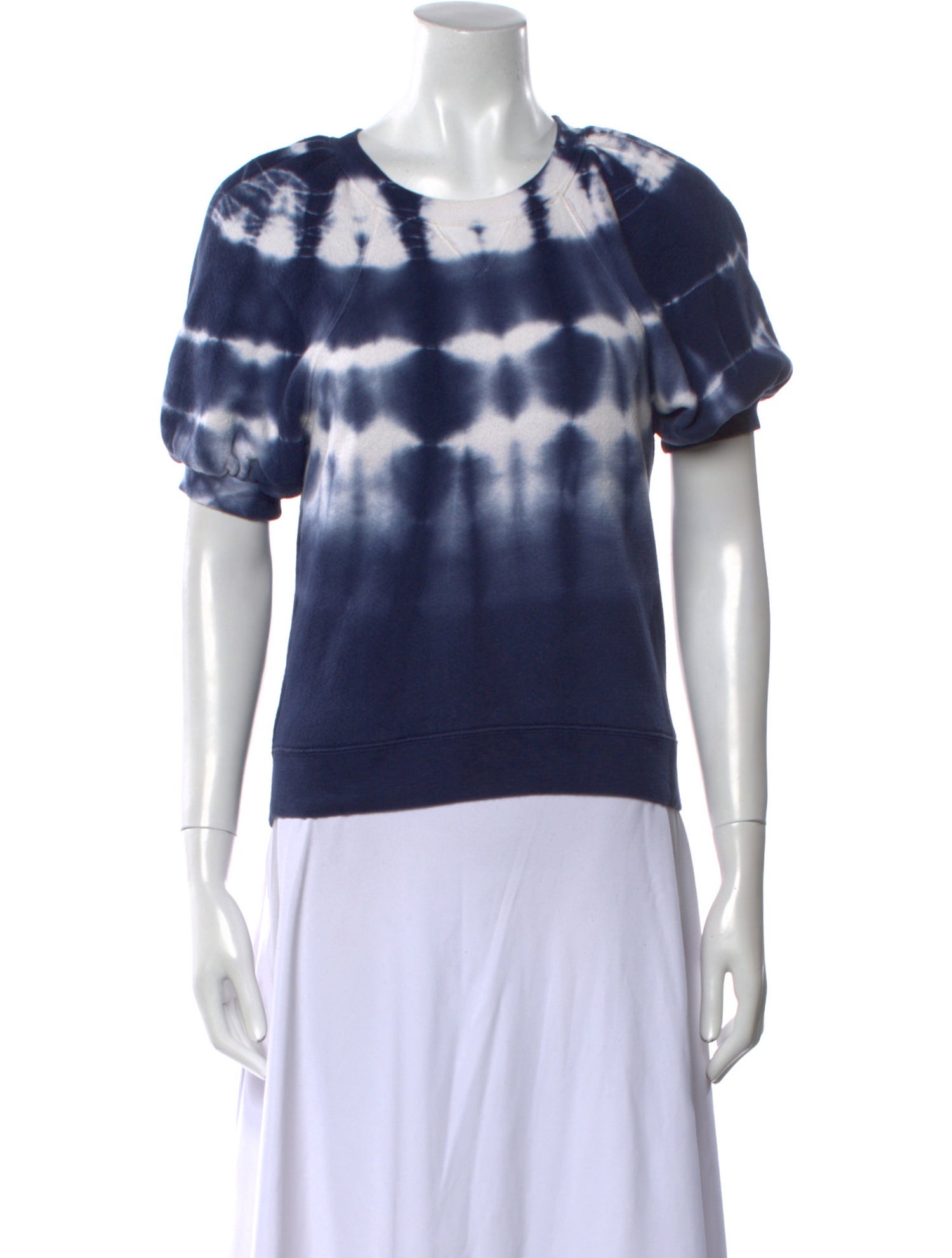 Ulla Johnson Tie-Dye Print Crew Neck T-Shirt