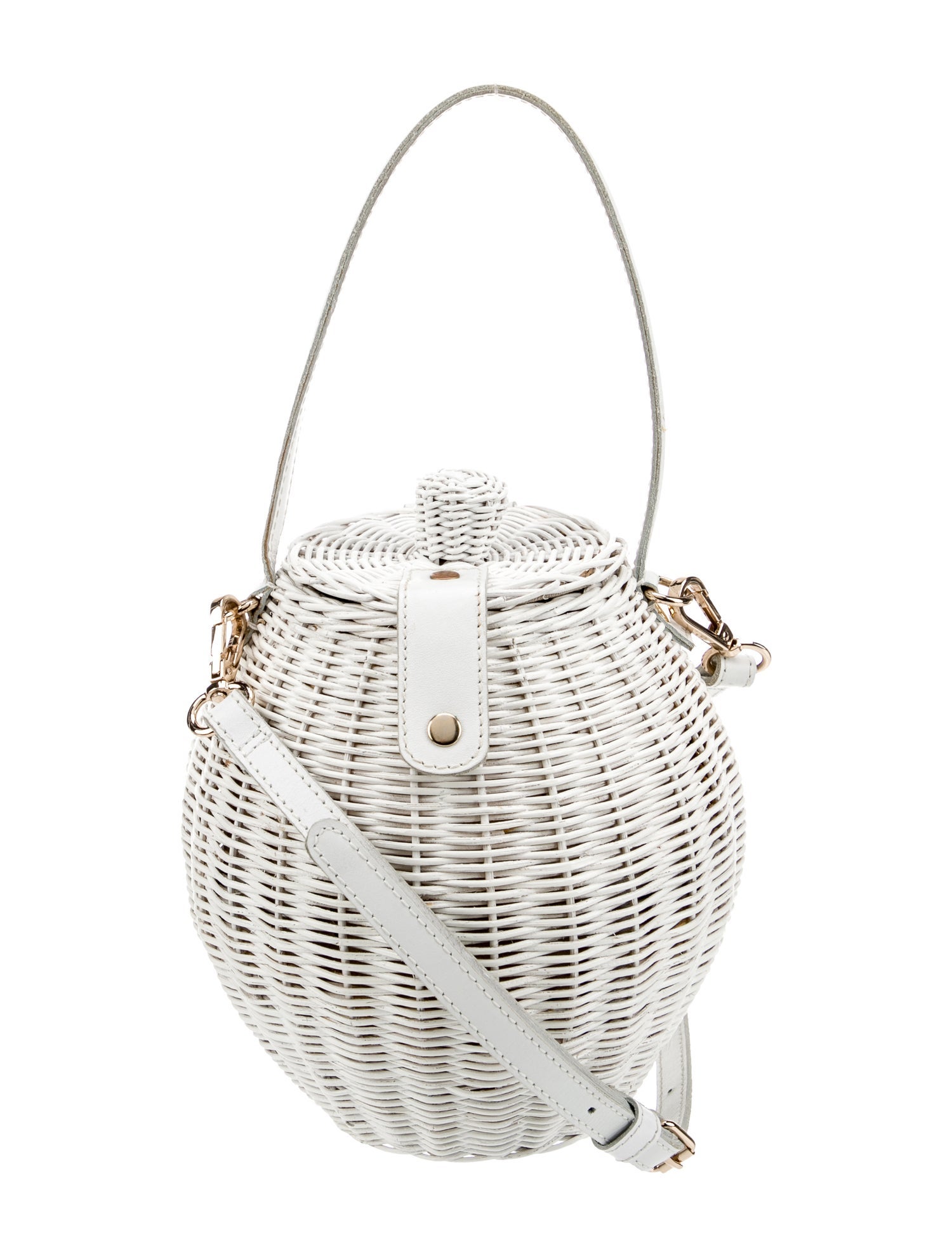 Ulla Johnson Wicker Top Handle Bag