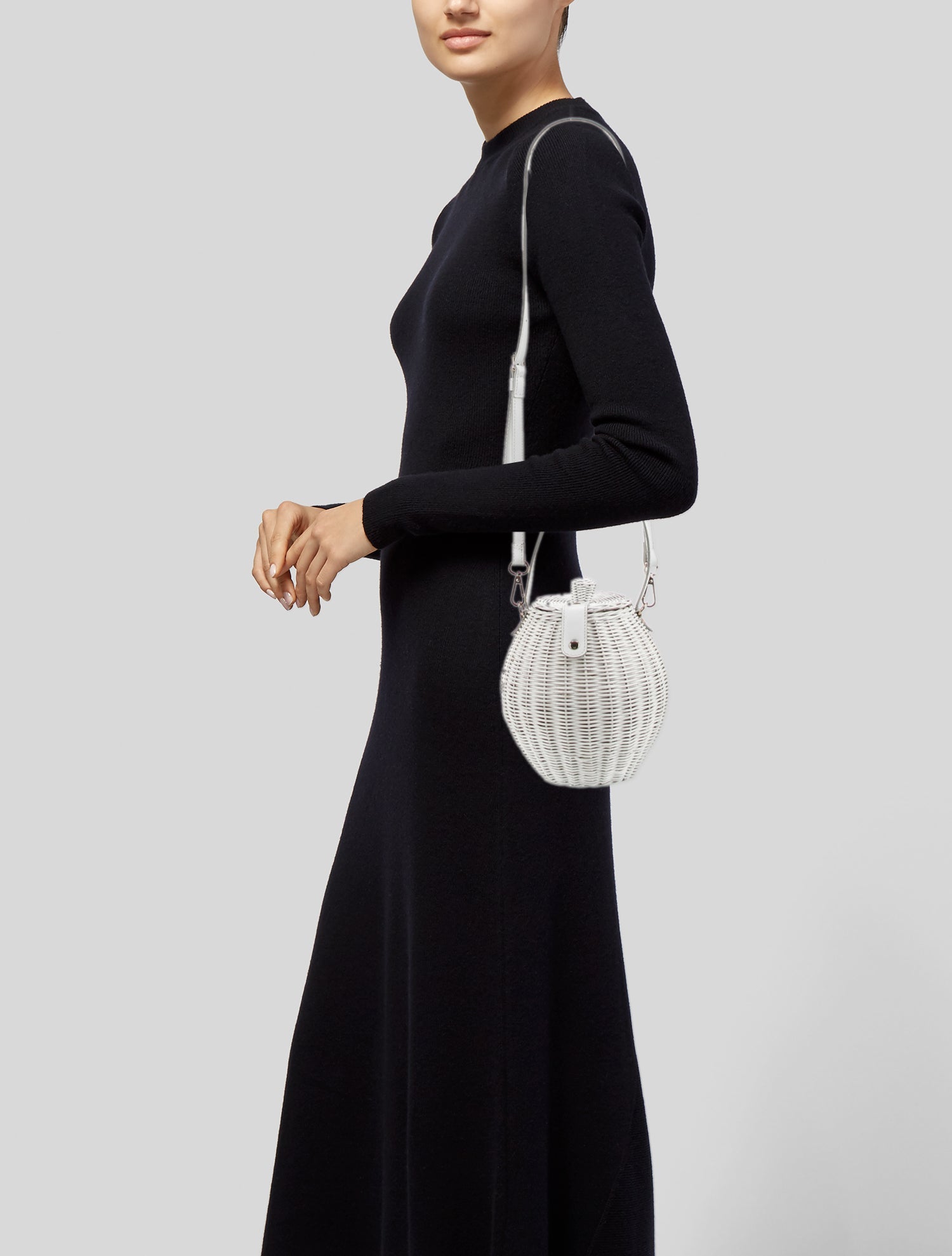 Ulla Johnson Wicker Top Handle Bag