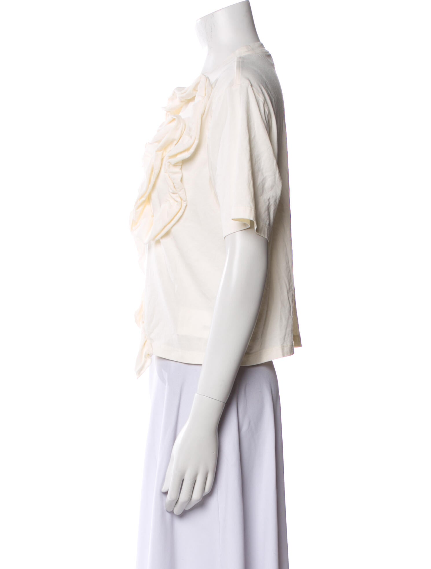 Ulla Johnson Crew Neck Short Sleeve T-Shirt