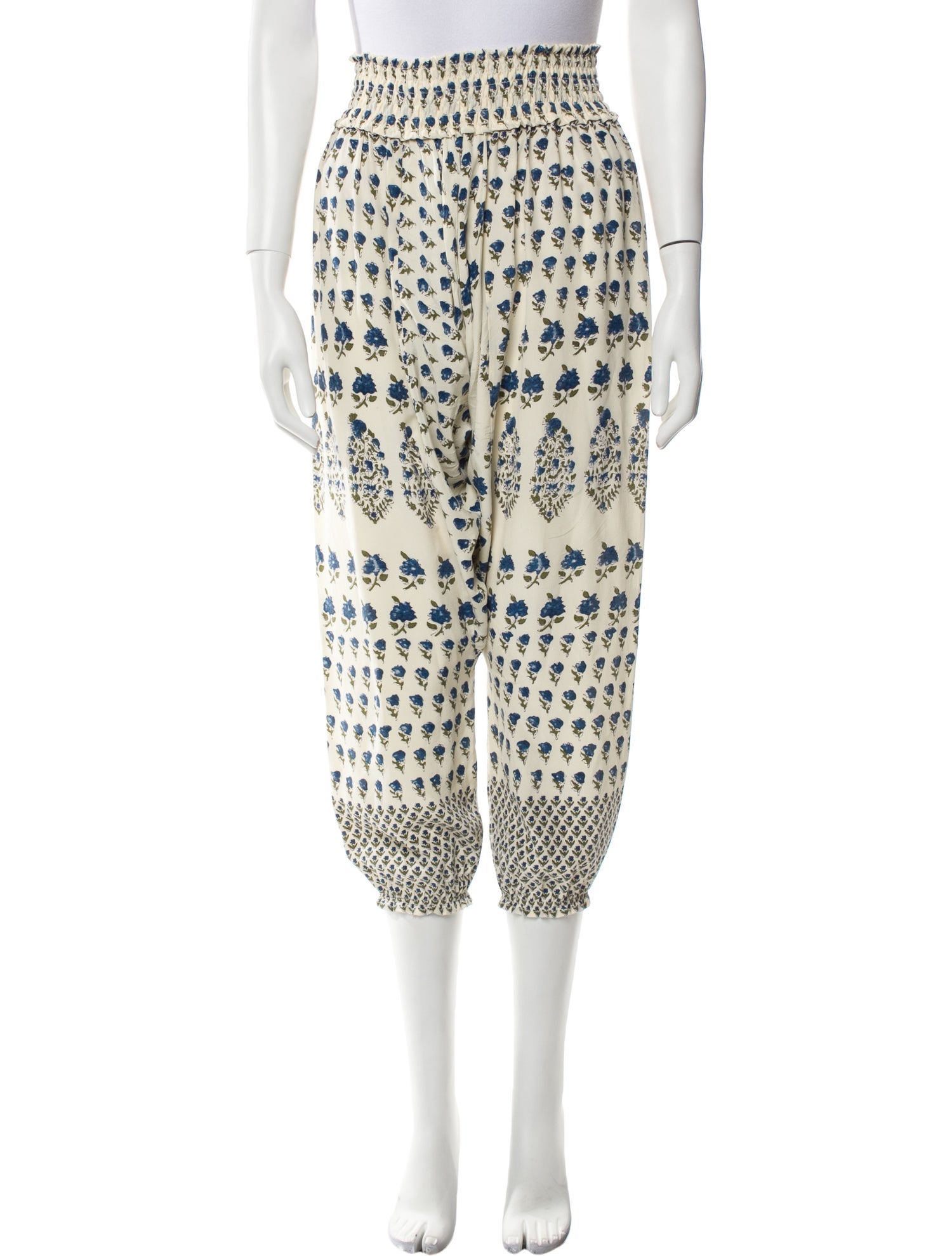 Ulla Johnson Silk Skinny Leg Pants