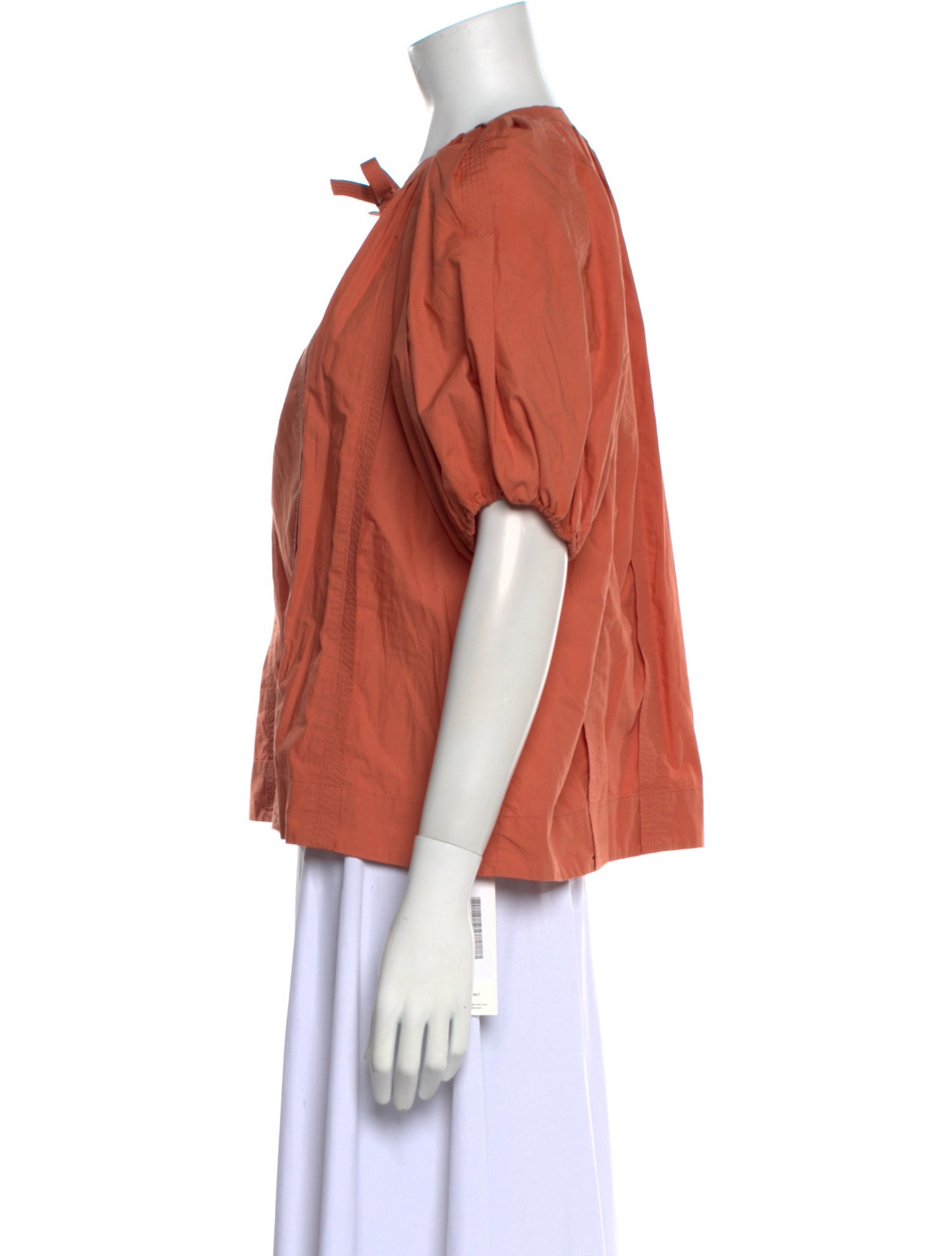 Ulla Johnson V-Neck Short Sleeve Blouse