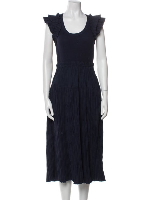 Ulla Johnson Scoop Neck Long Dress