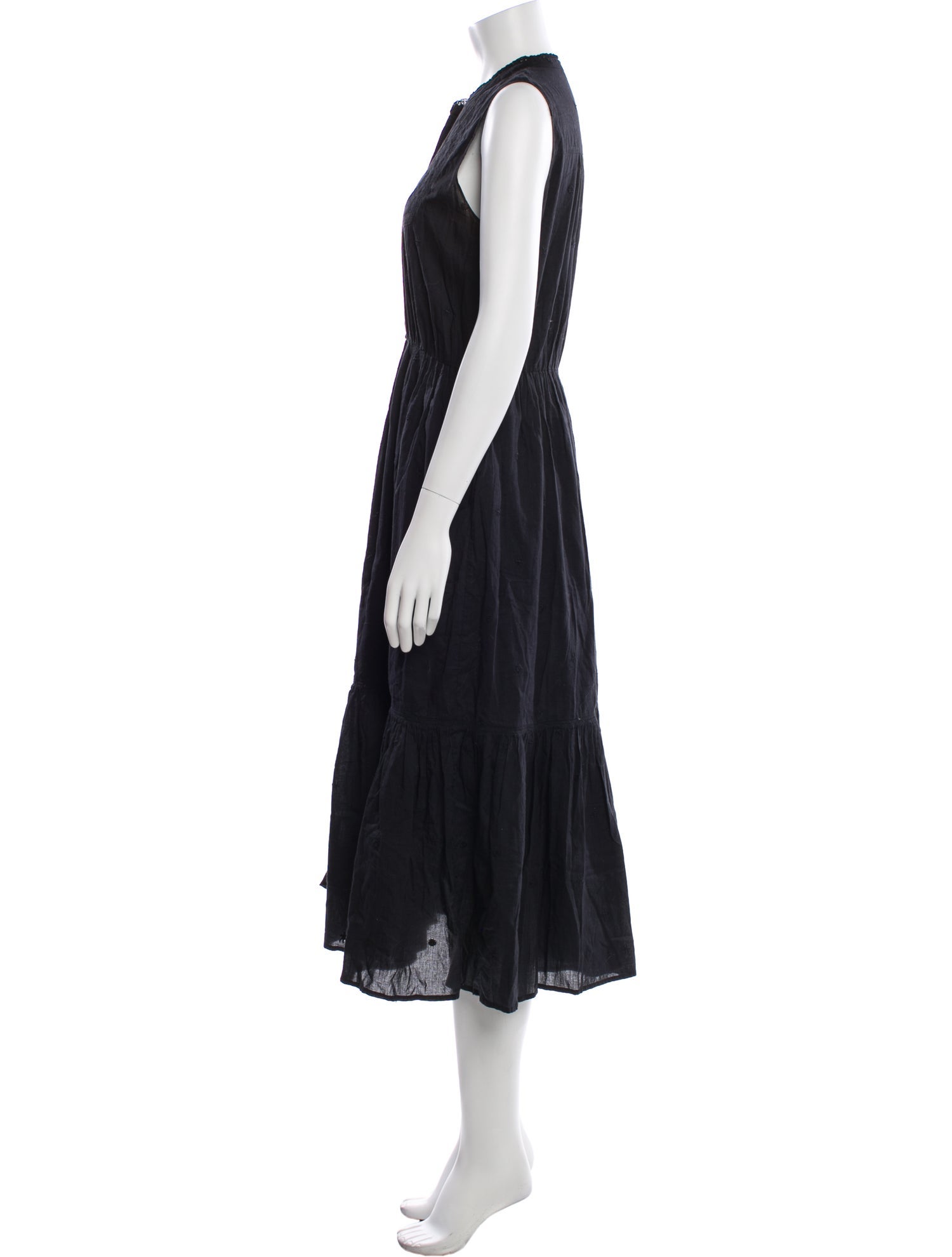 Ulla Johnson Crew Neck Long Dress