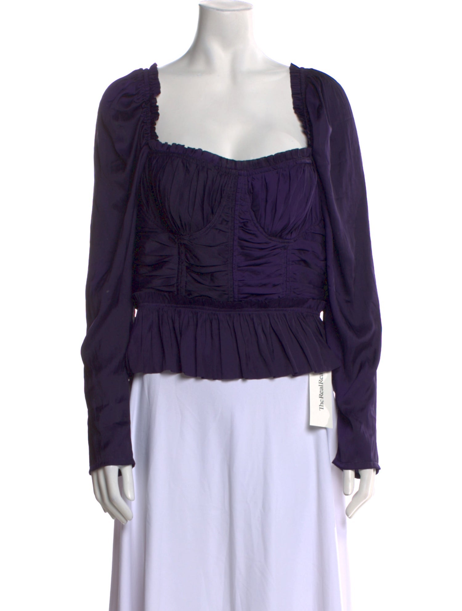 Ulla Johnson Square Neckline Long Sleeve Blouse w/ Tags