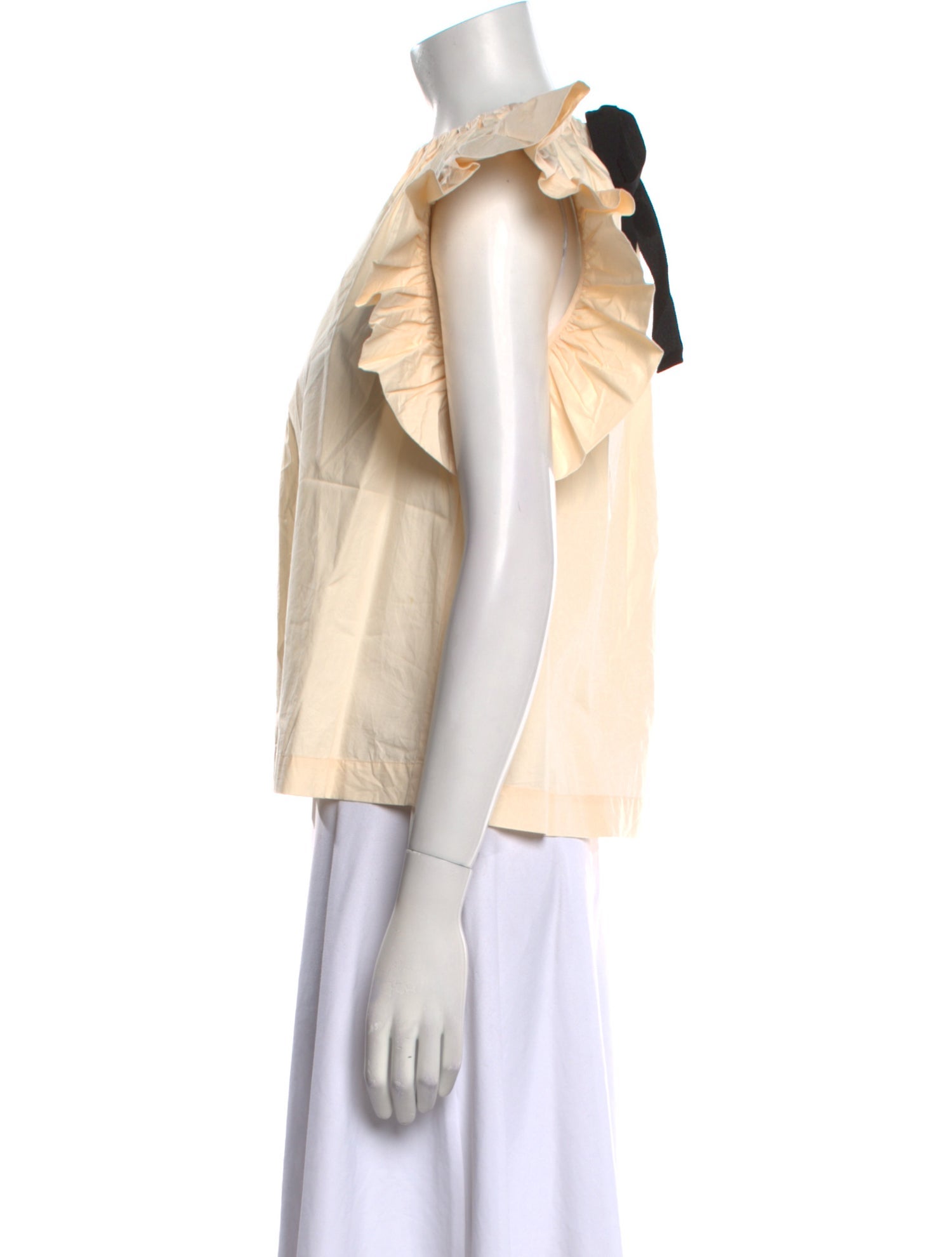 Ulla Johnson Crew Neck Short Sleeve Blouse