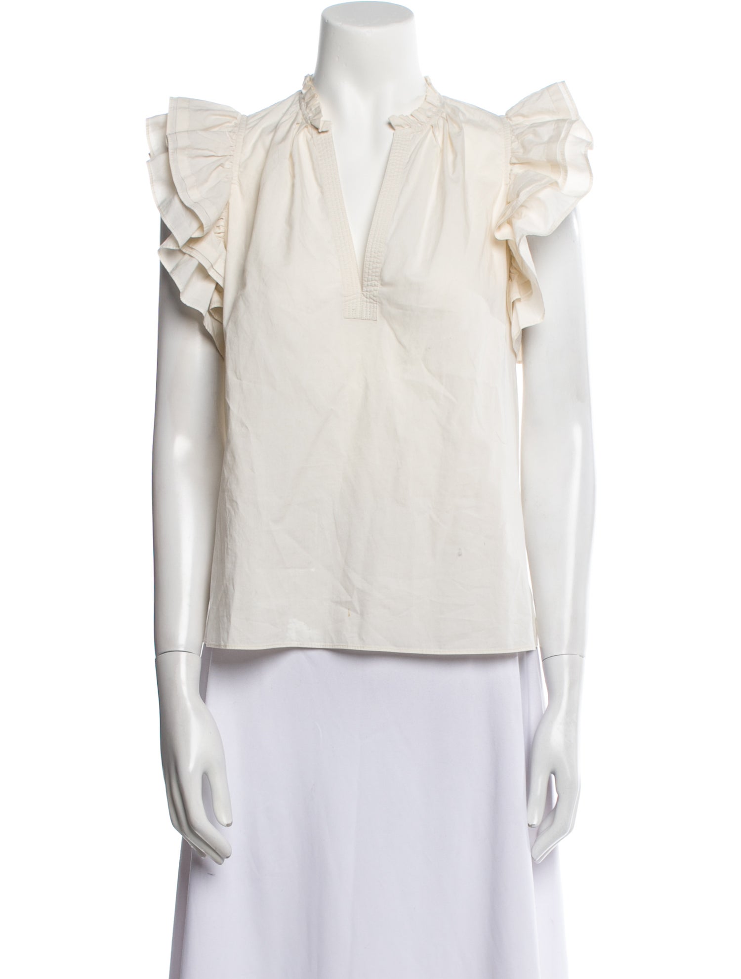 Ulla Johnson V-Neck Sleeveless Blouse