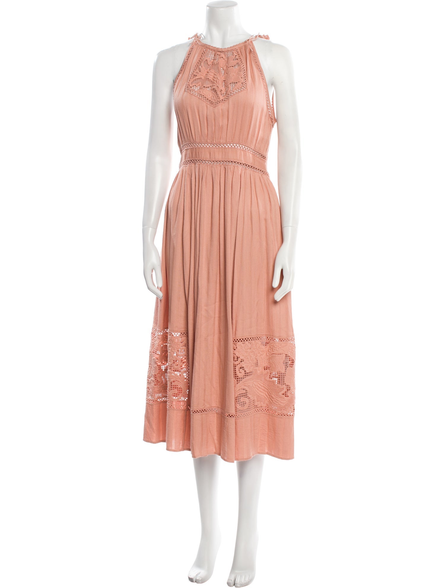 Ulla Johnson Halterneck Knee-Length Dress