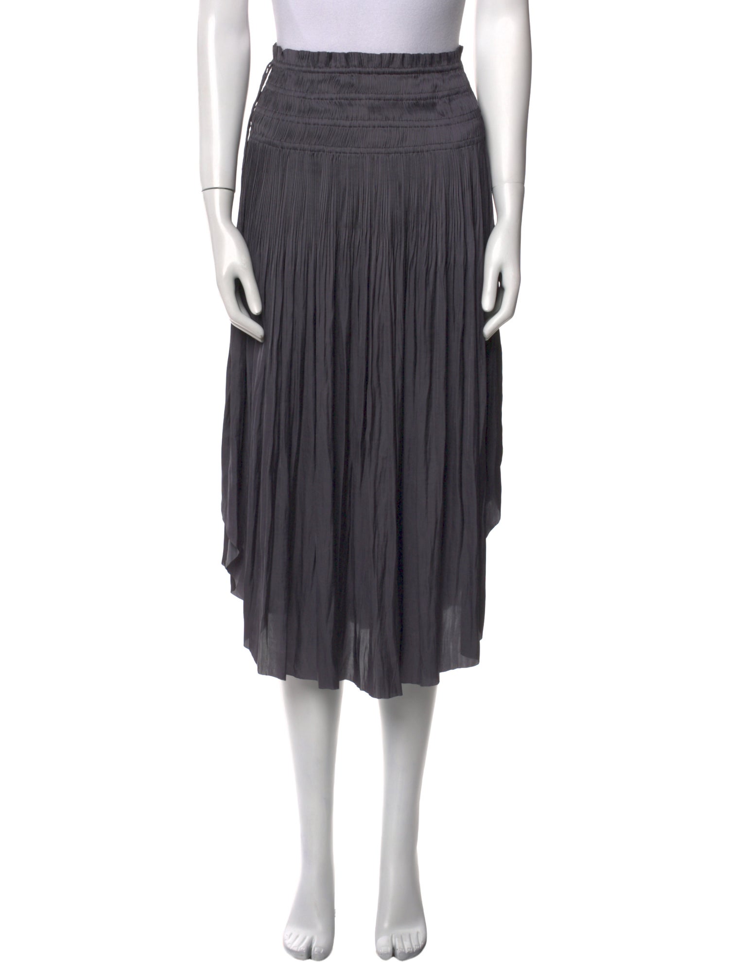 Ulla Johnson Pleated Accents Midi Length Skirt