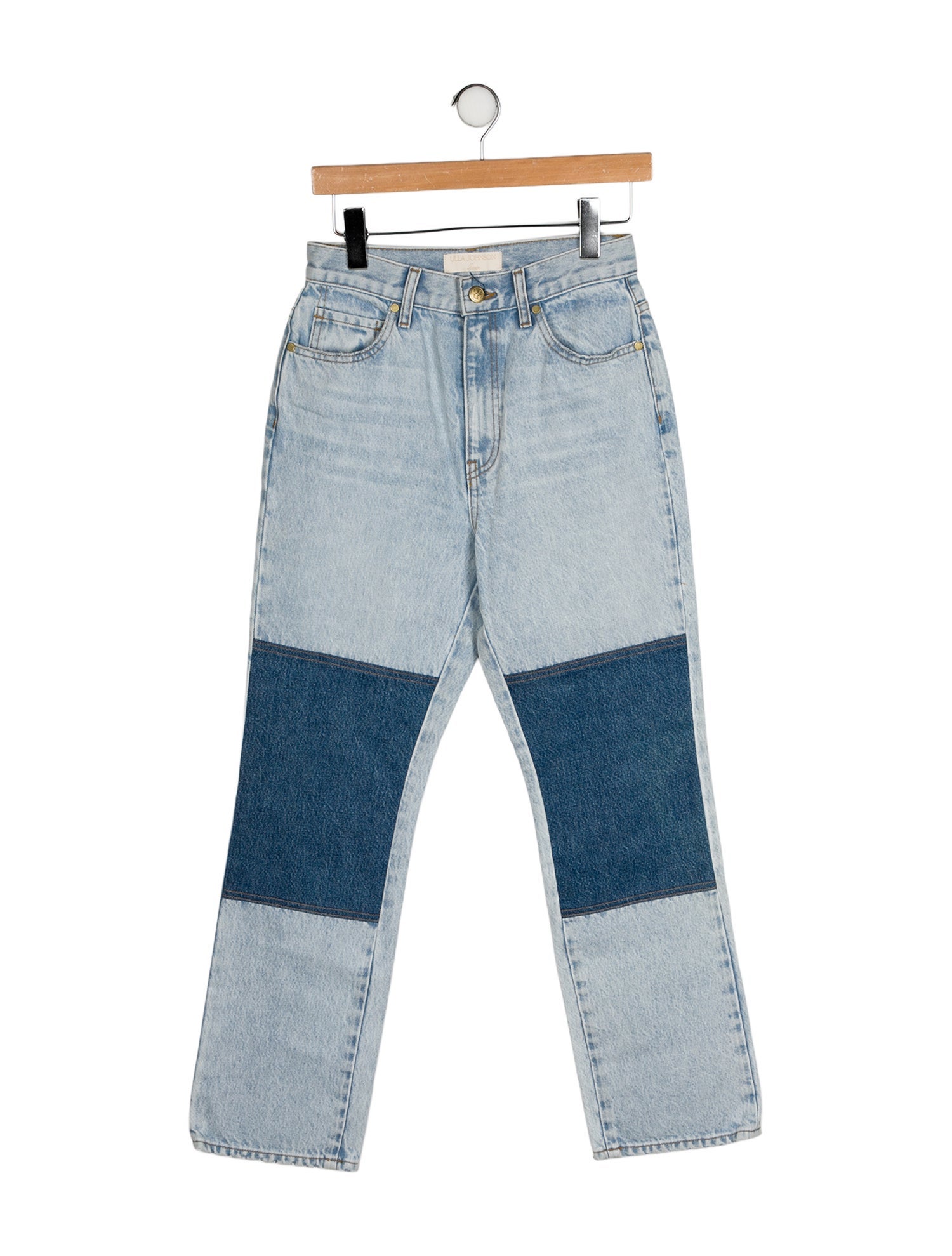 Ulla Johnson High-Rise Straight Leg Jeans