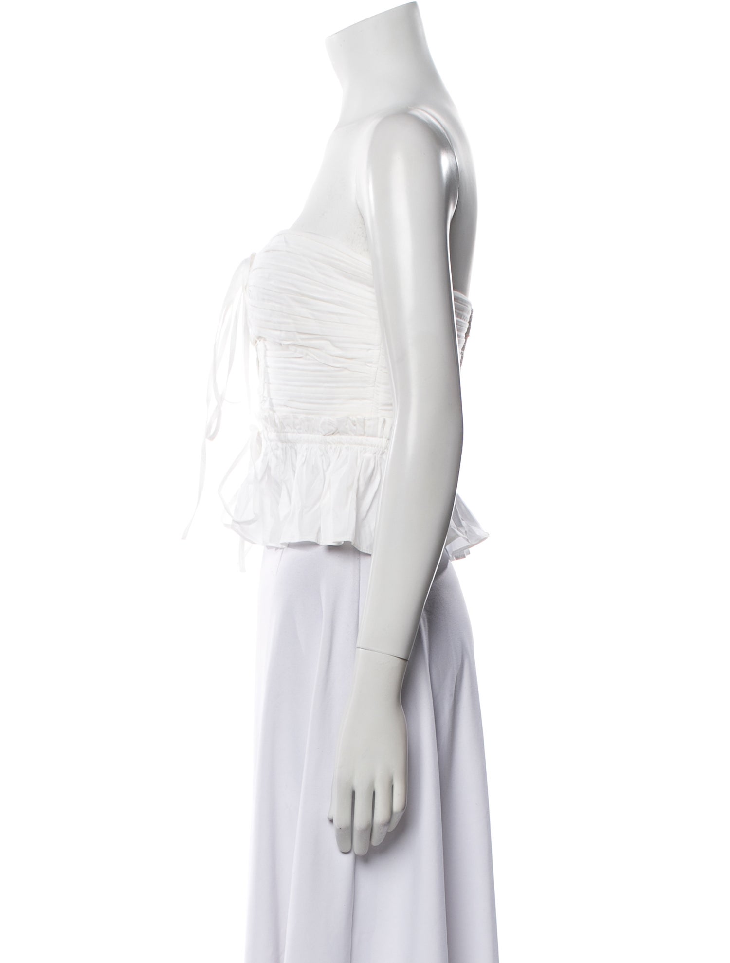 Ulla Johnson Strapless Crop Top