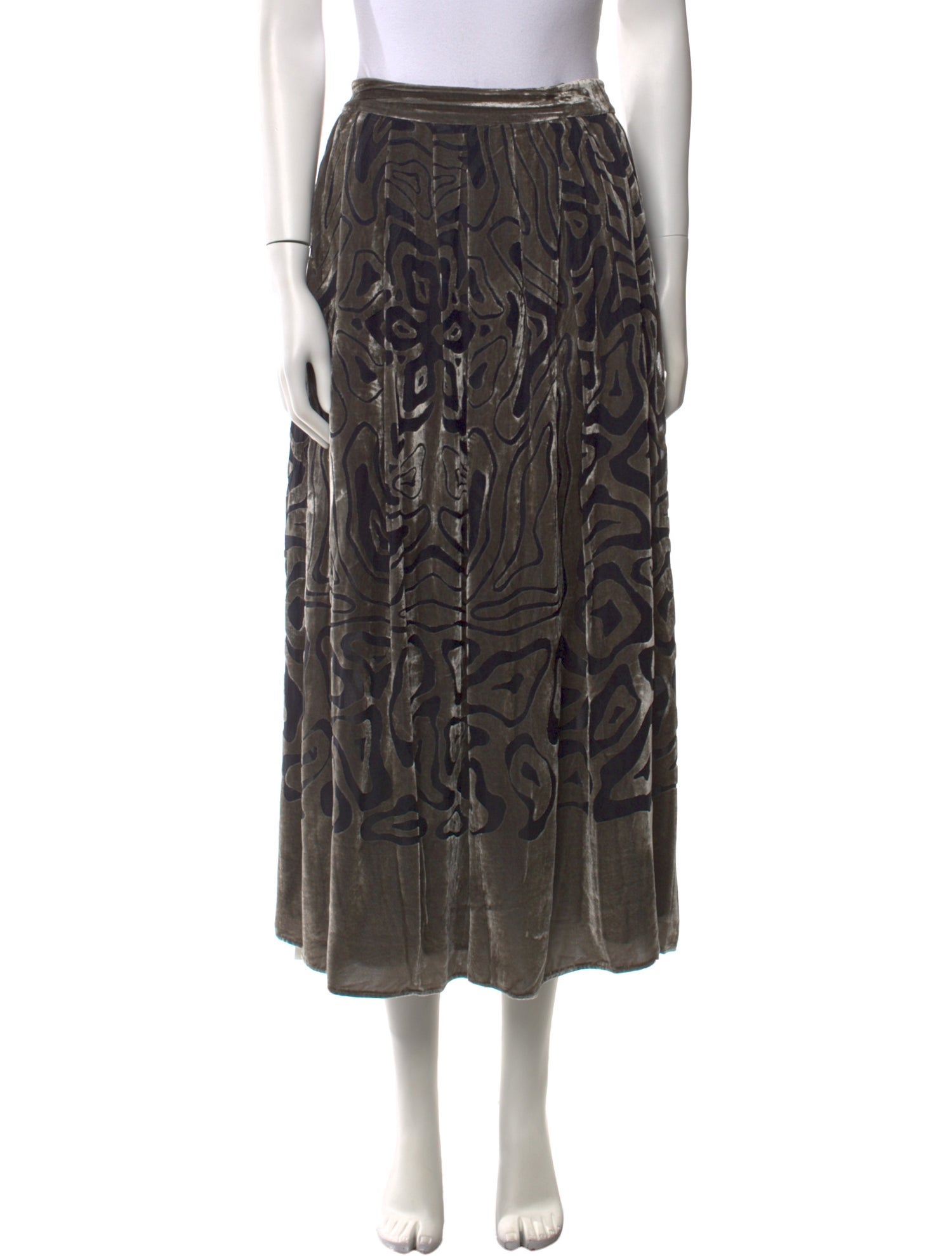 Ulla Johnson Printed Midi Length Skirt