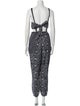 Ulla Johnson Floral Print Square Neckline Jumpsuit