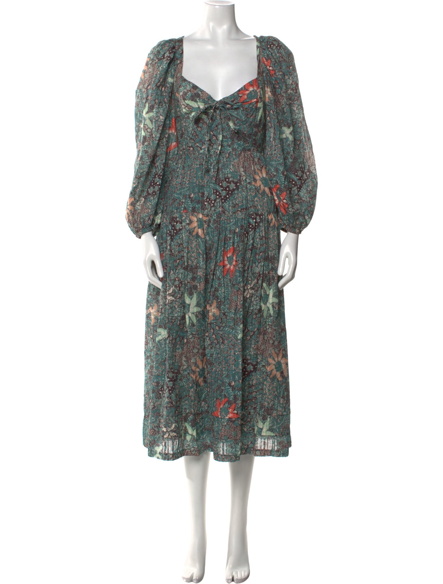 Ulla Johnson Floral Print Long Dress