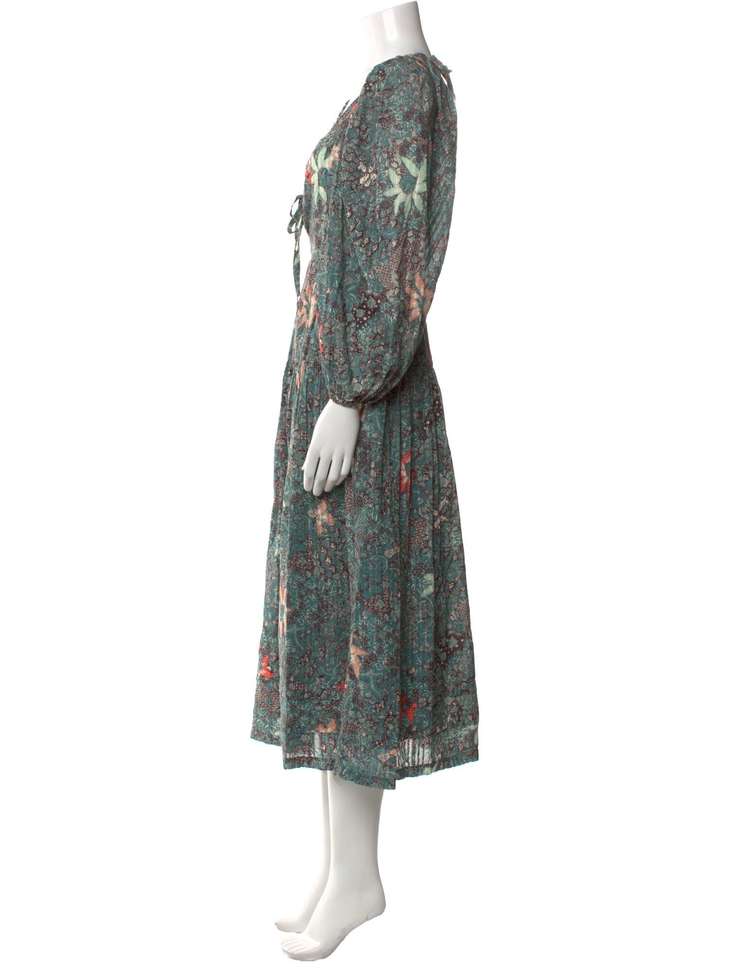 Ulla Johnson Floral Print Long Dress