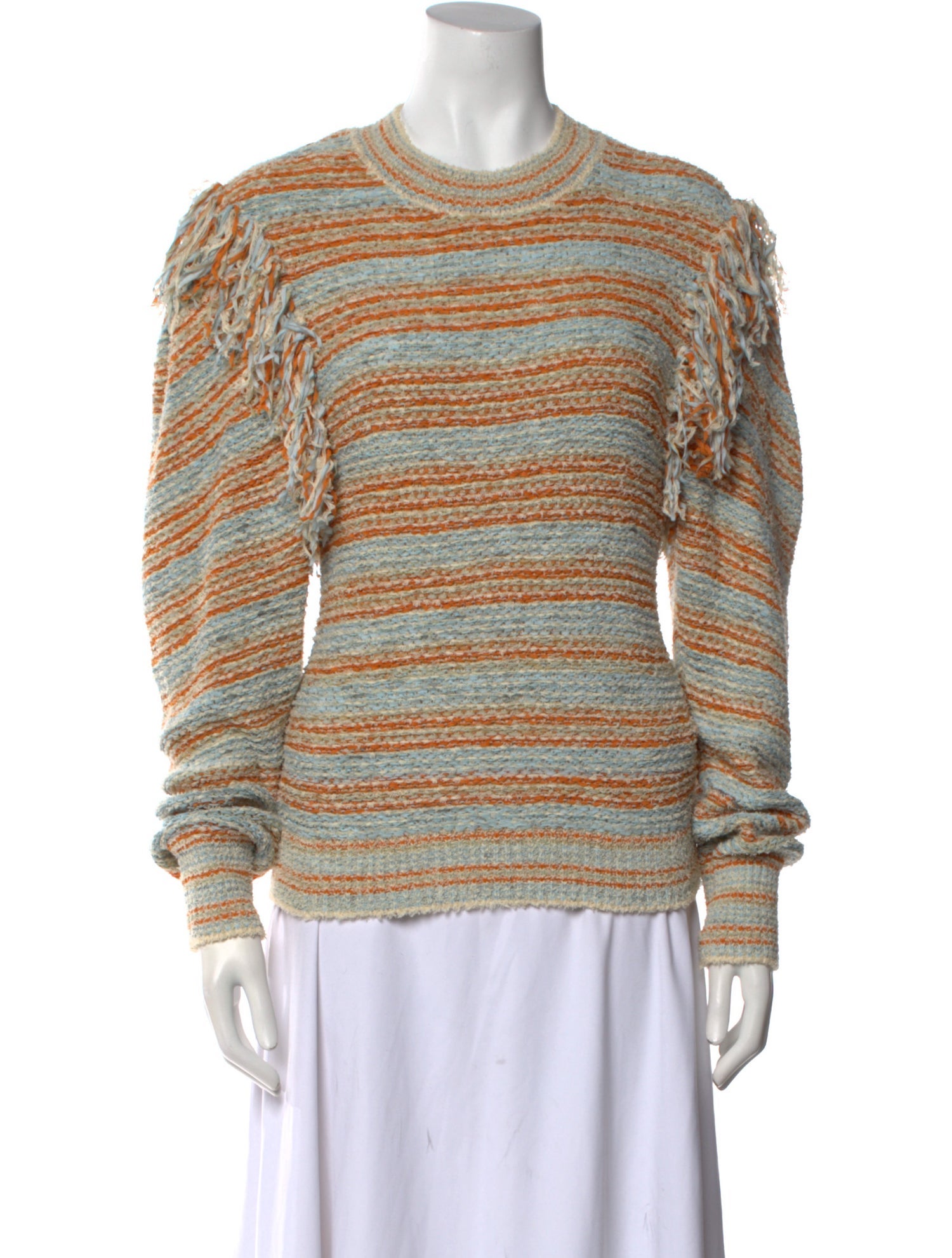 Ulla Johnson Striped Crew Neck Sweater