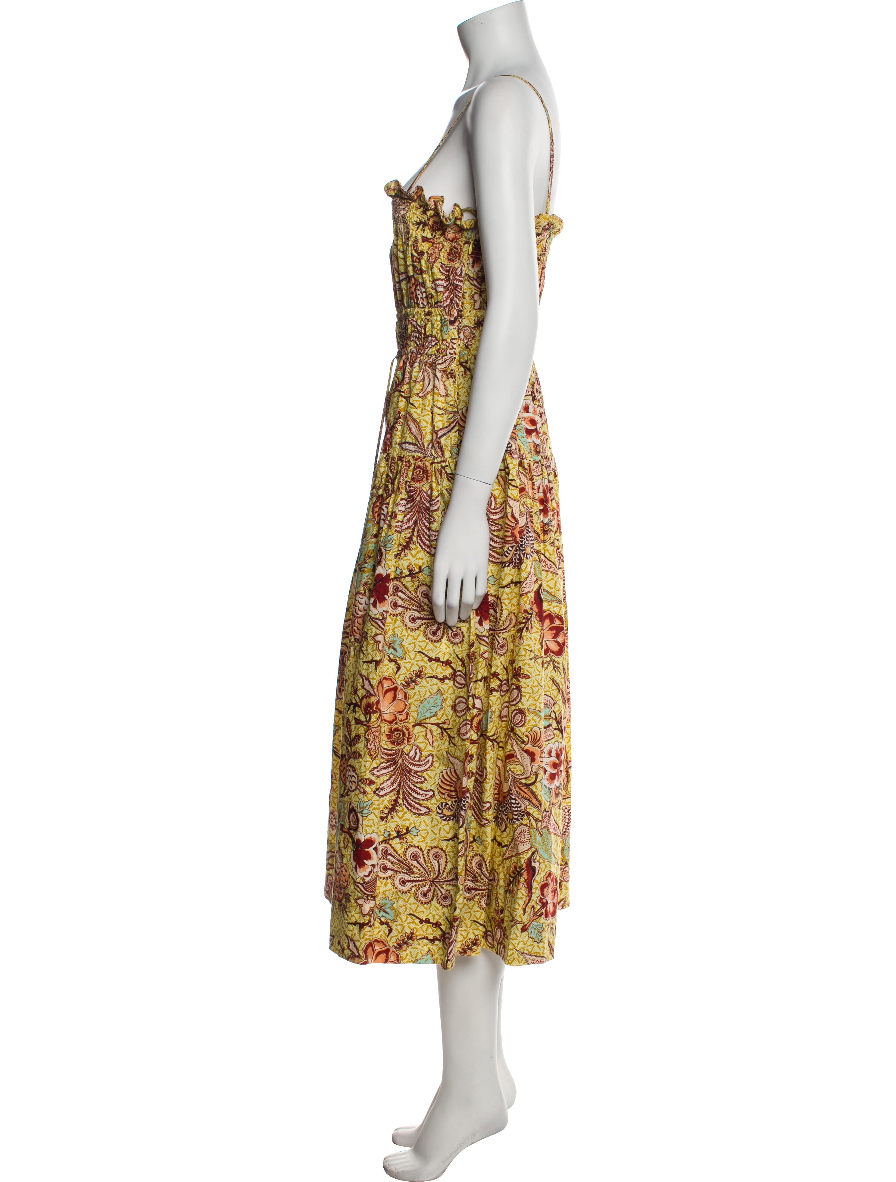 Ulla Johnson Floral Print Long Dress