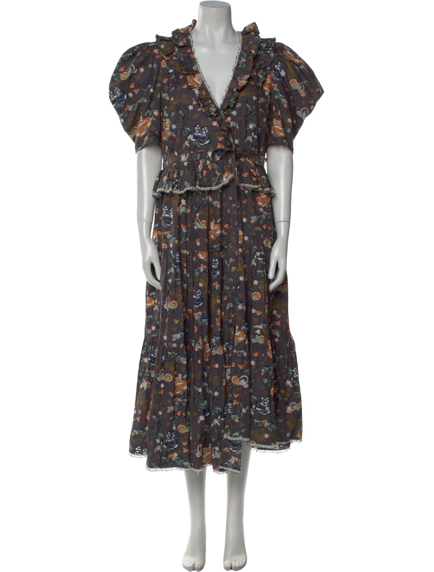 Ulla Johnson Floral Print Long Dress