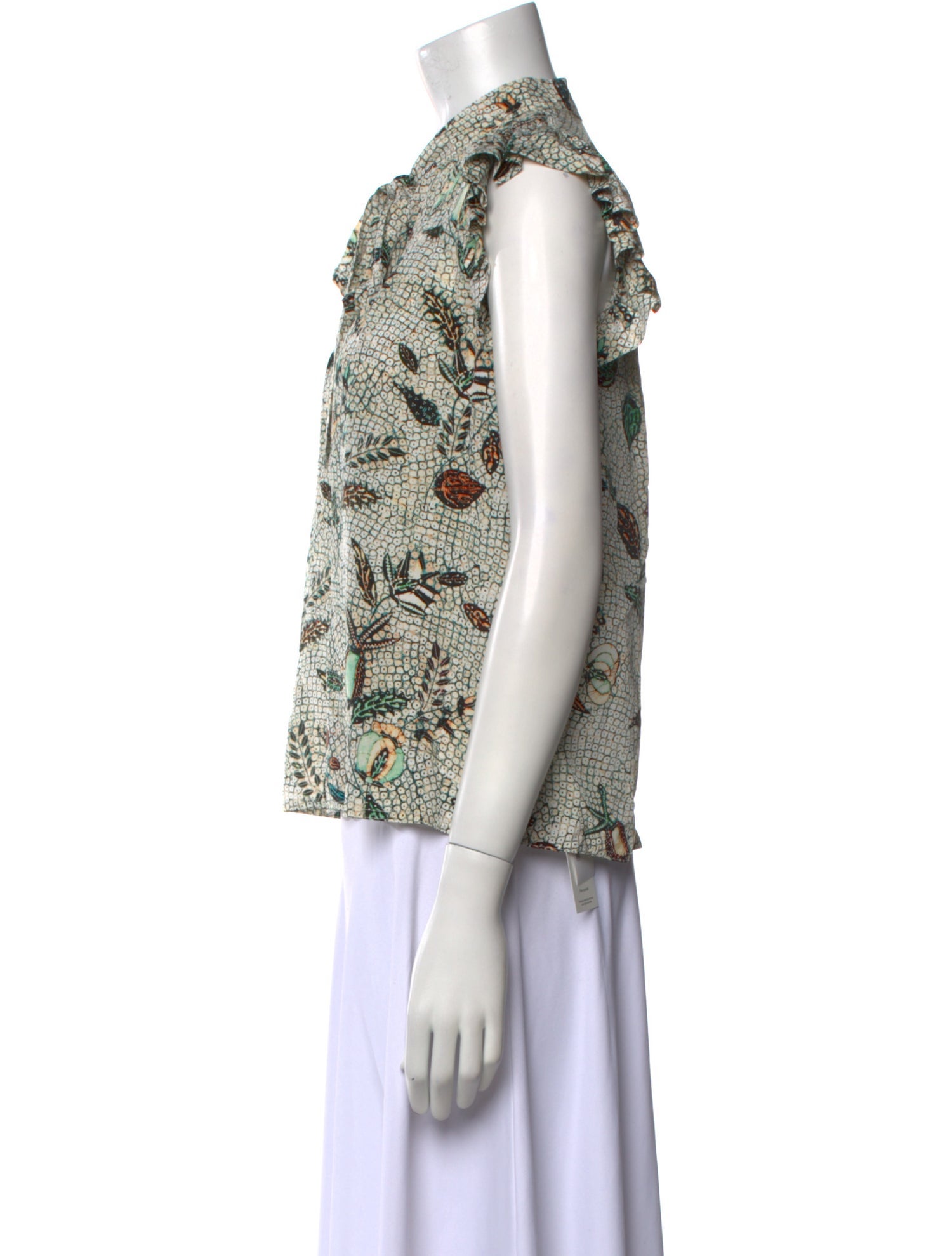 Ulla Johnson Silk Printed Blouse