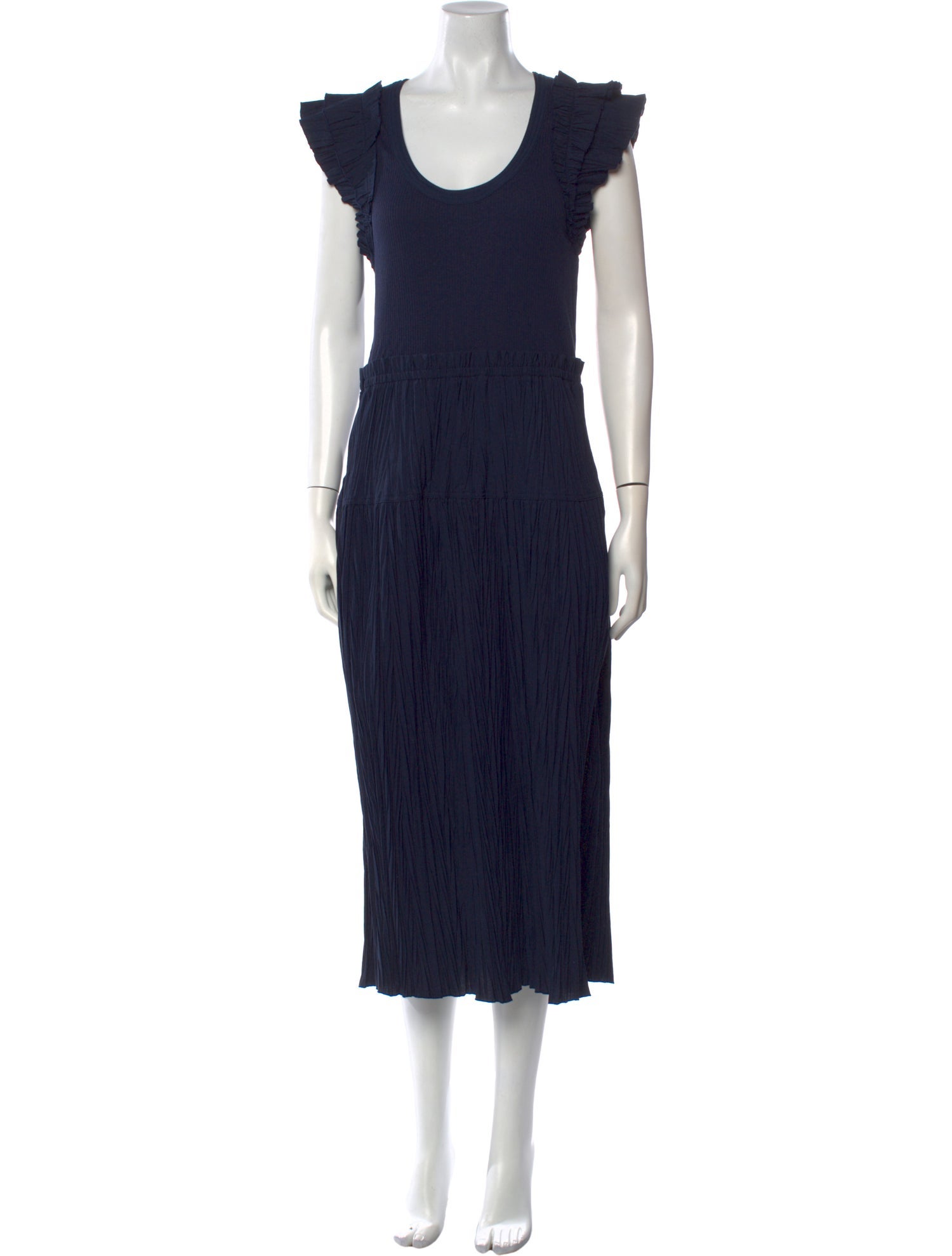 Ulla Johnson Scoop Neck Midi Length Dress w/ Tags