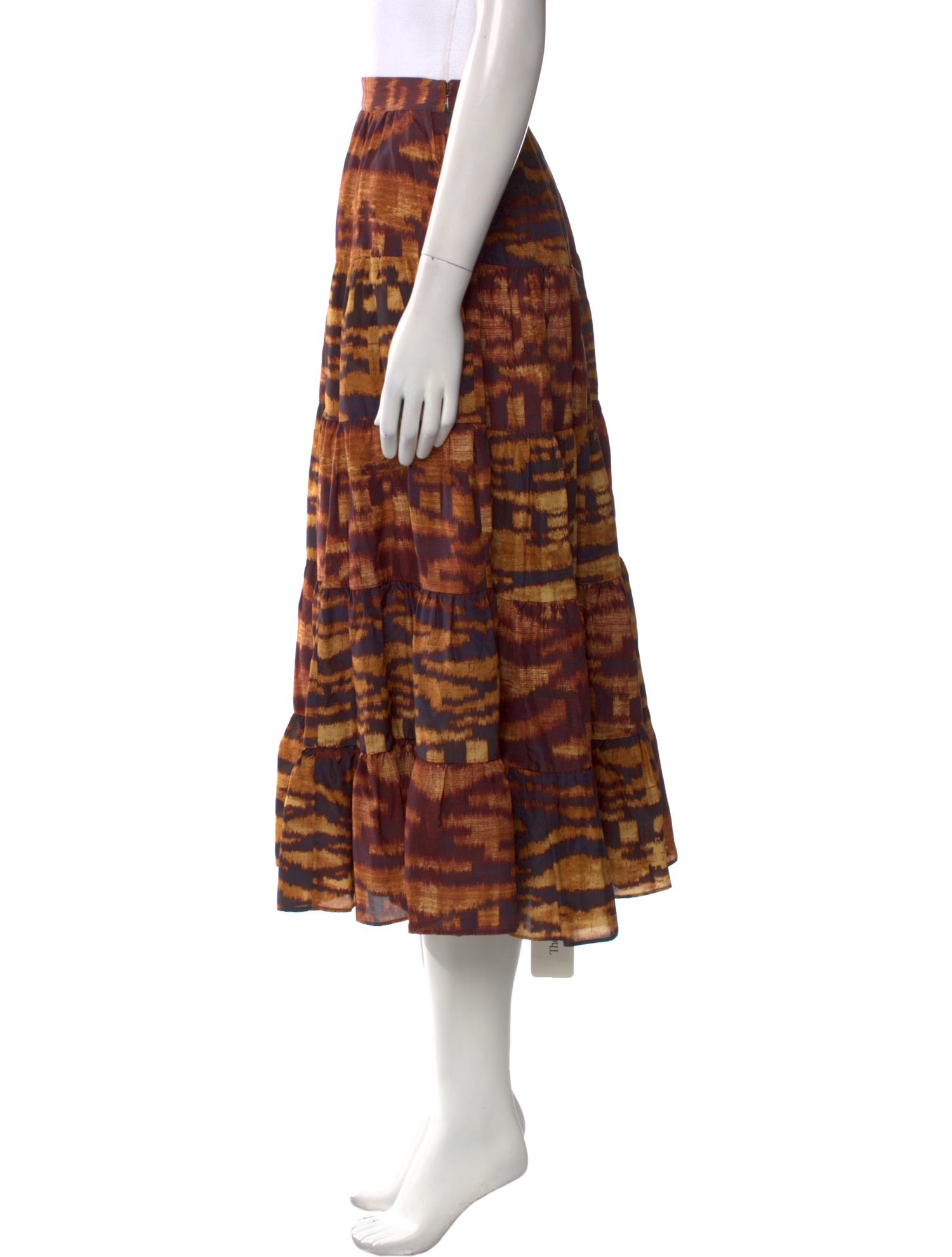 Ulla Johnson Silk Midi Length Skirt