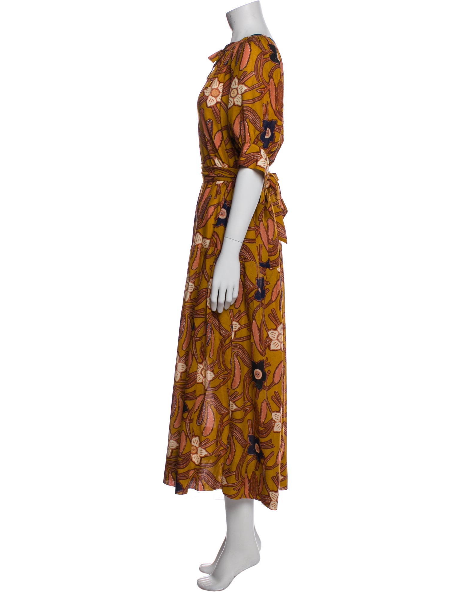 Ulla Johnson Floral Print Long Dress