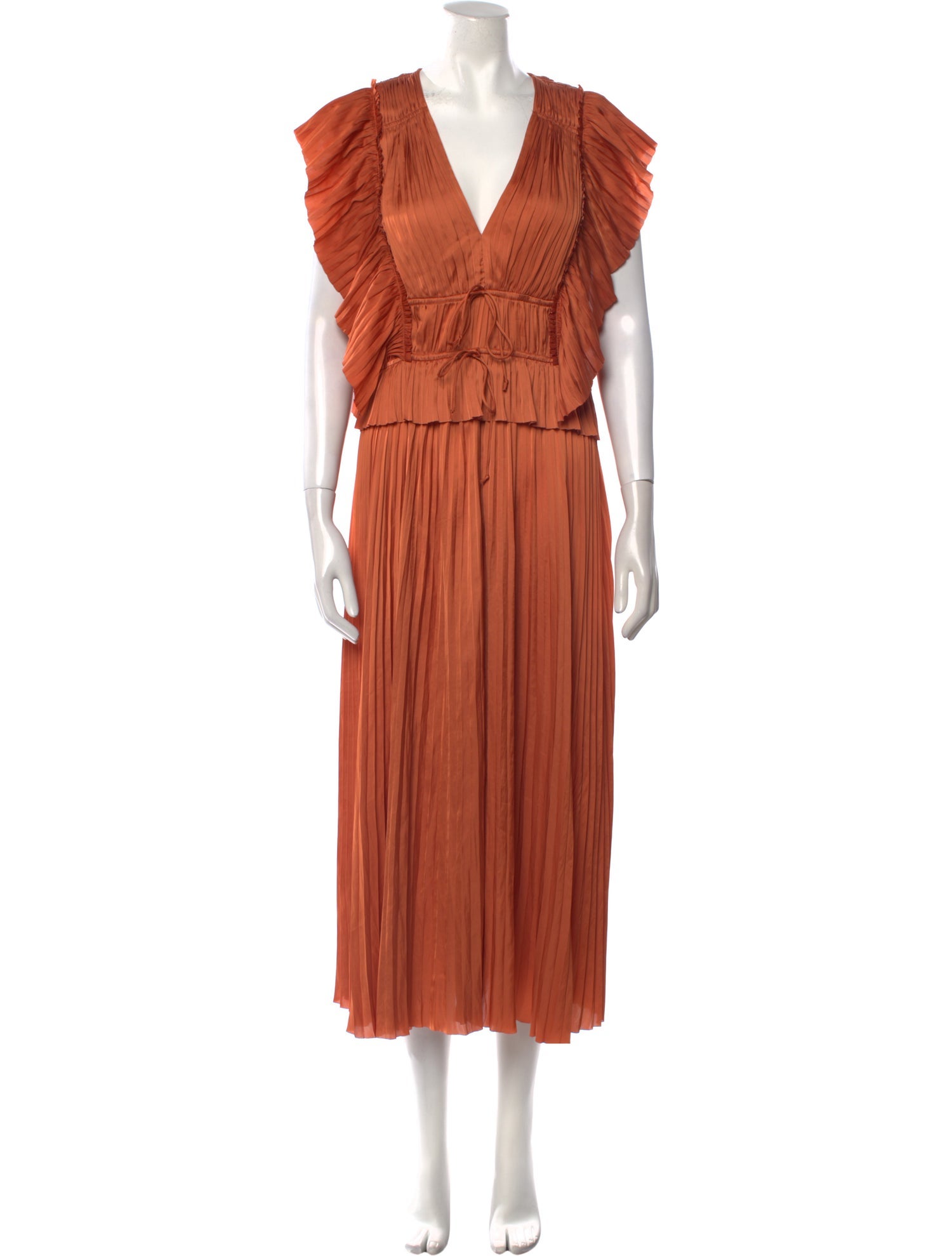 Ulla Johnson V-Neck Long Dress