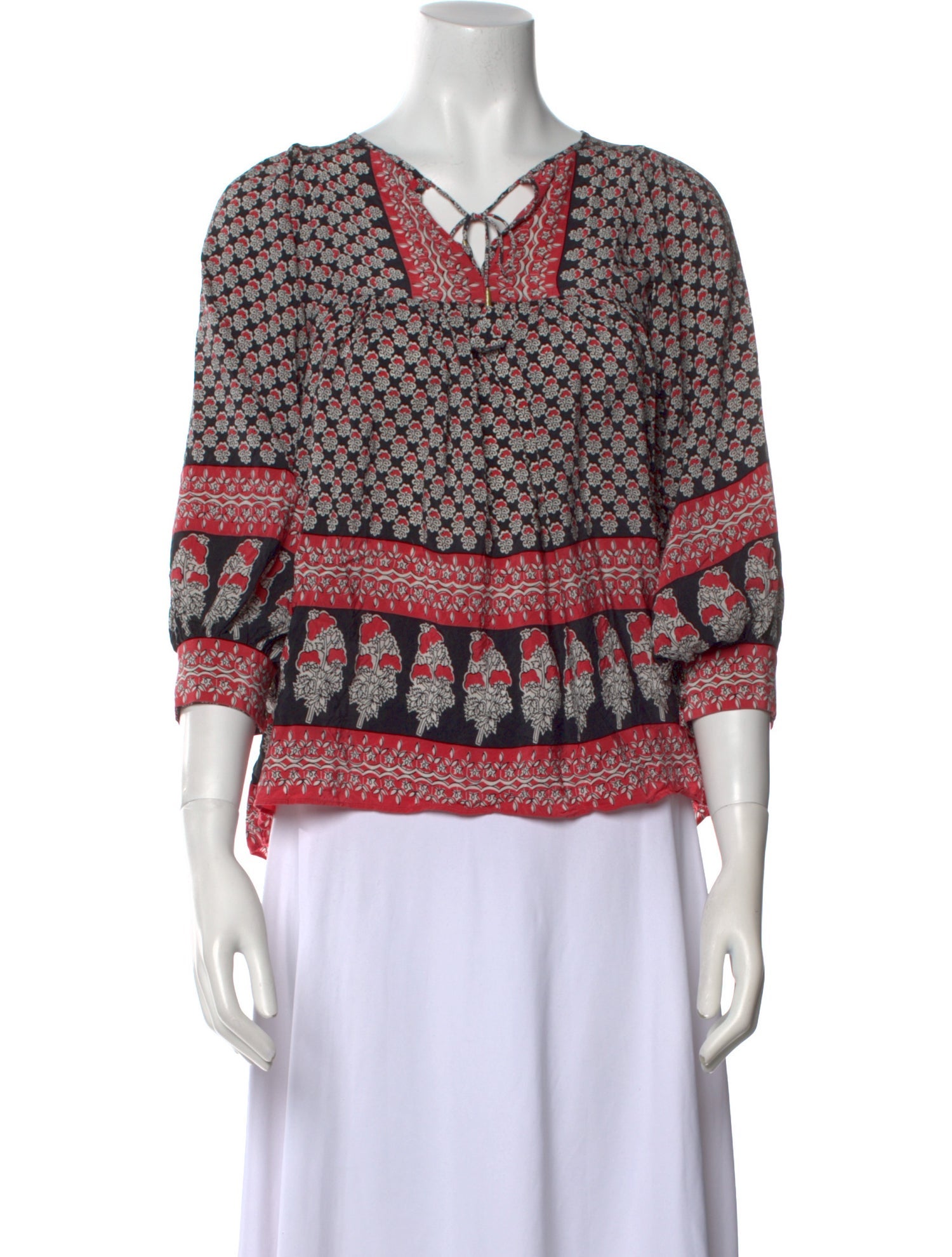 Ulla Johnson Silk Printed Blouse