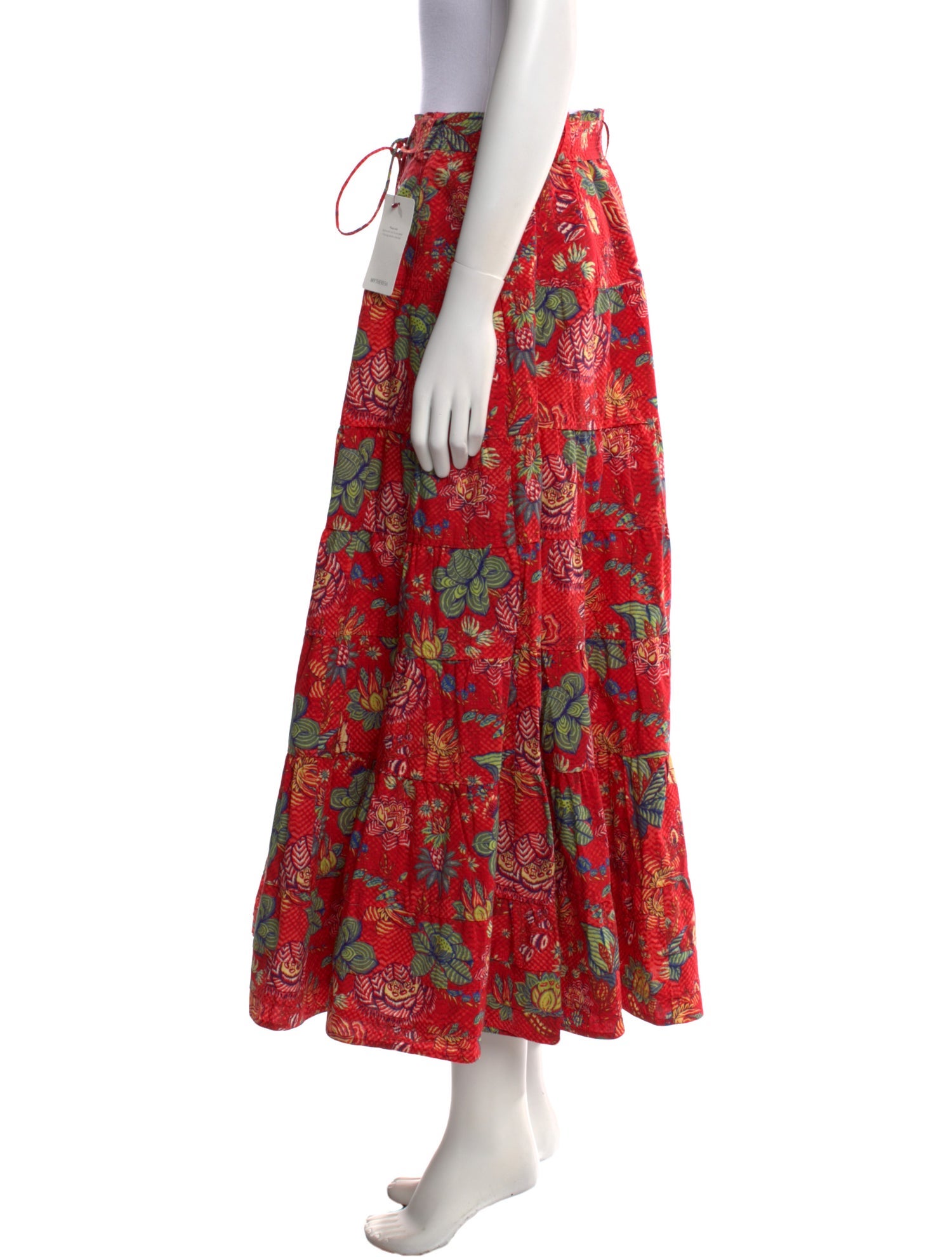 Ulla Johnson Floral Print Midi Length Skirt w/ Tags