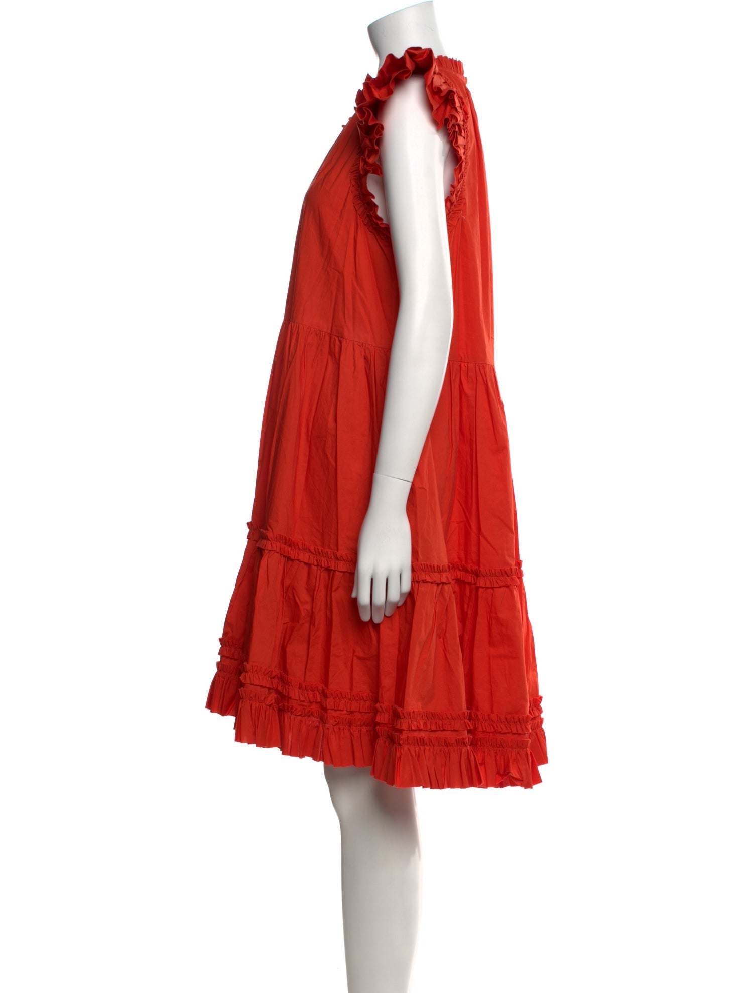 Ulla Johnson Crew Neck Knee-Length Dress