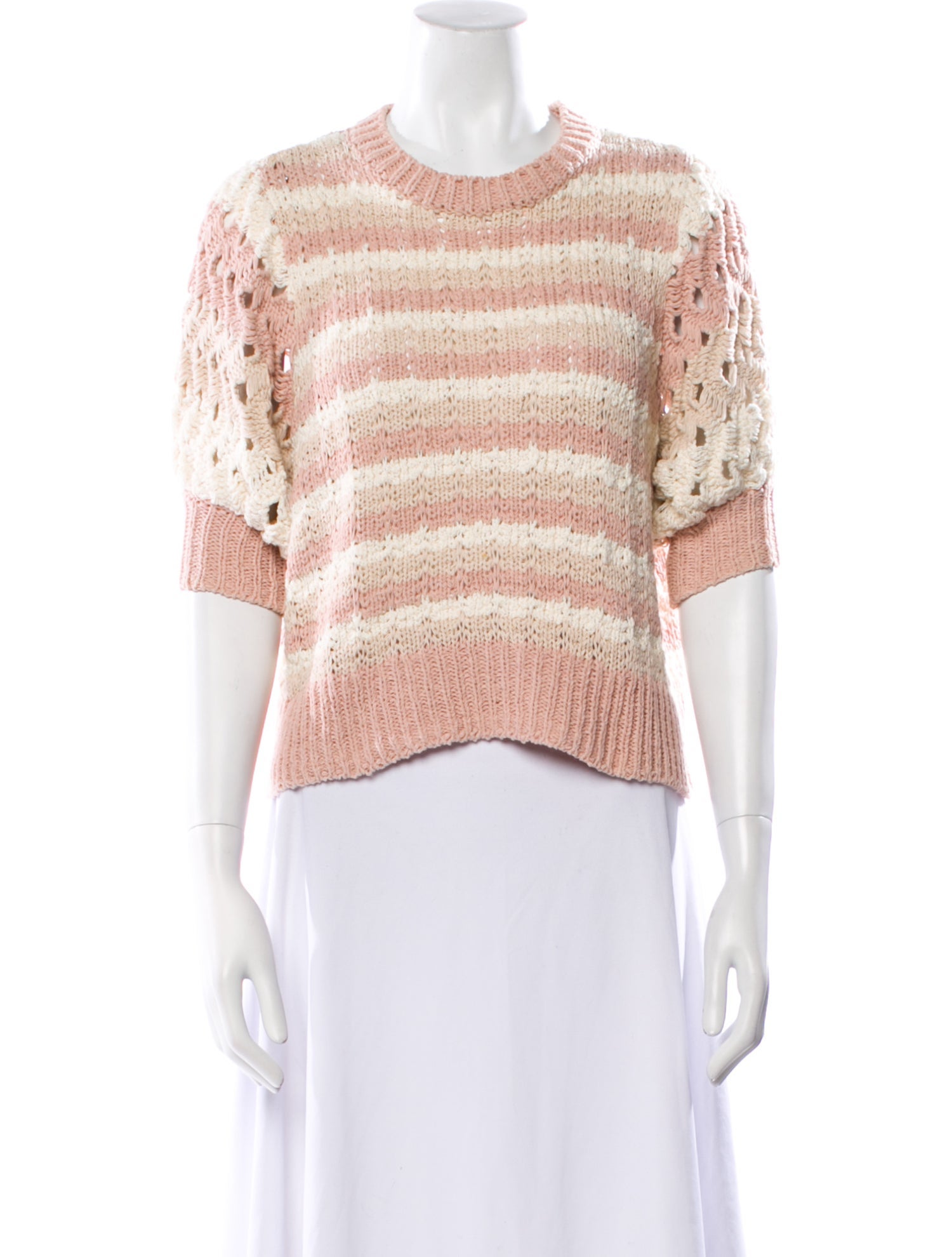 Ulla Johnson Striped Crew Neck Sweater