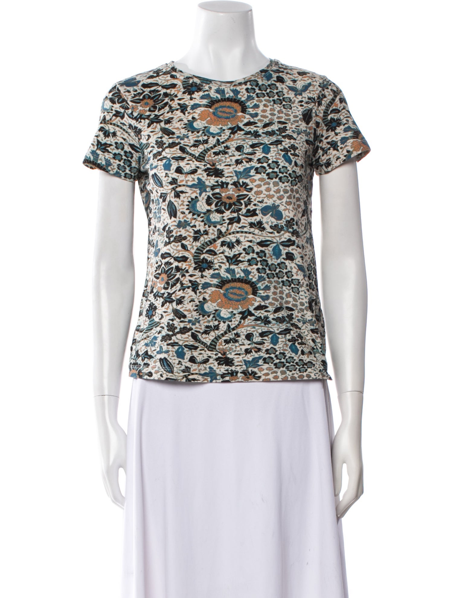 Ulla Johnson Printed Crew Neck T-Shirt