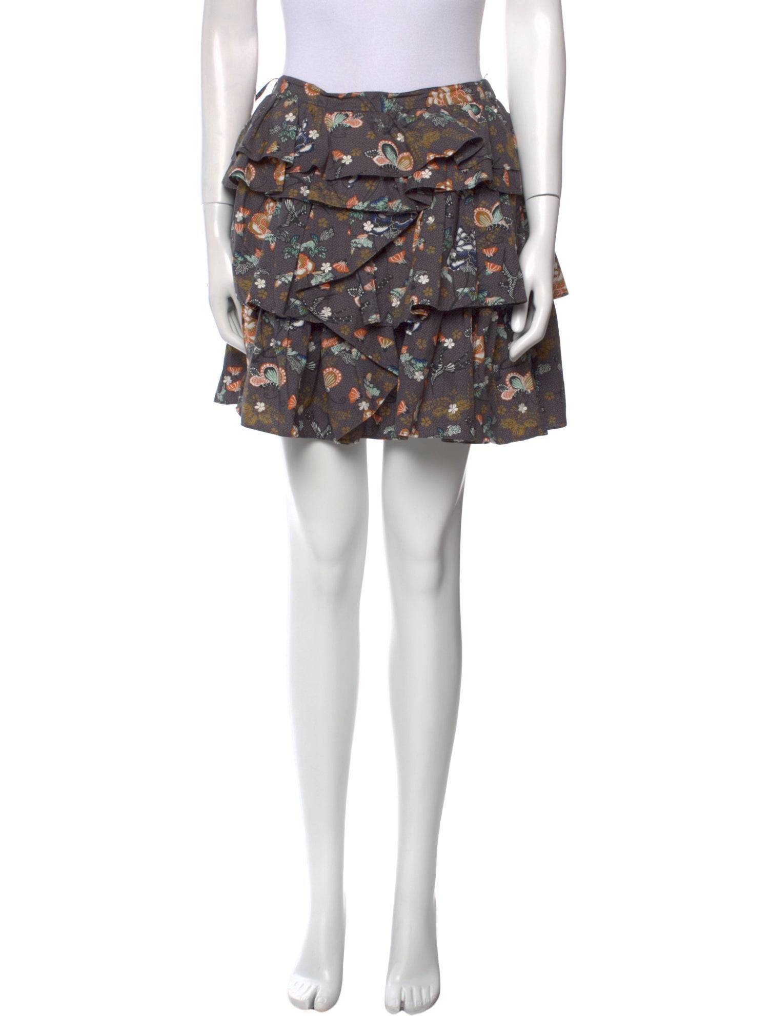 Ulla Johnson Floral Print Mini Skirt