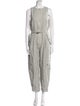 Ulla Johnson Willow Sleeveless Pinstriped Striped Jumpsuit