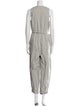 Ulla Johnson Willow Sleeveless Pinstriped Striped Jumpsuit
