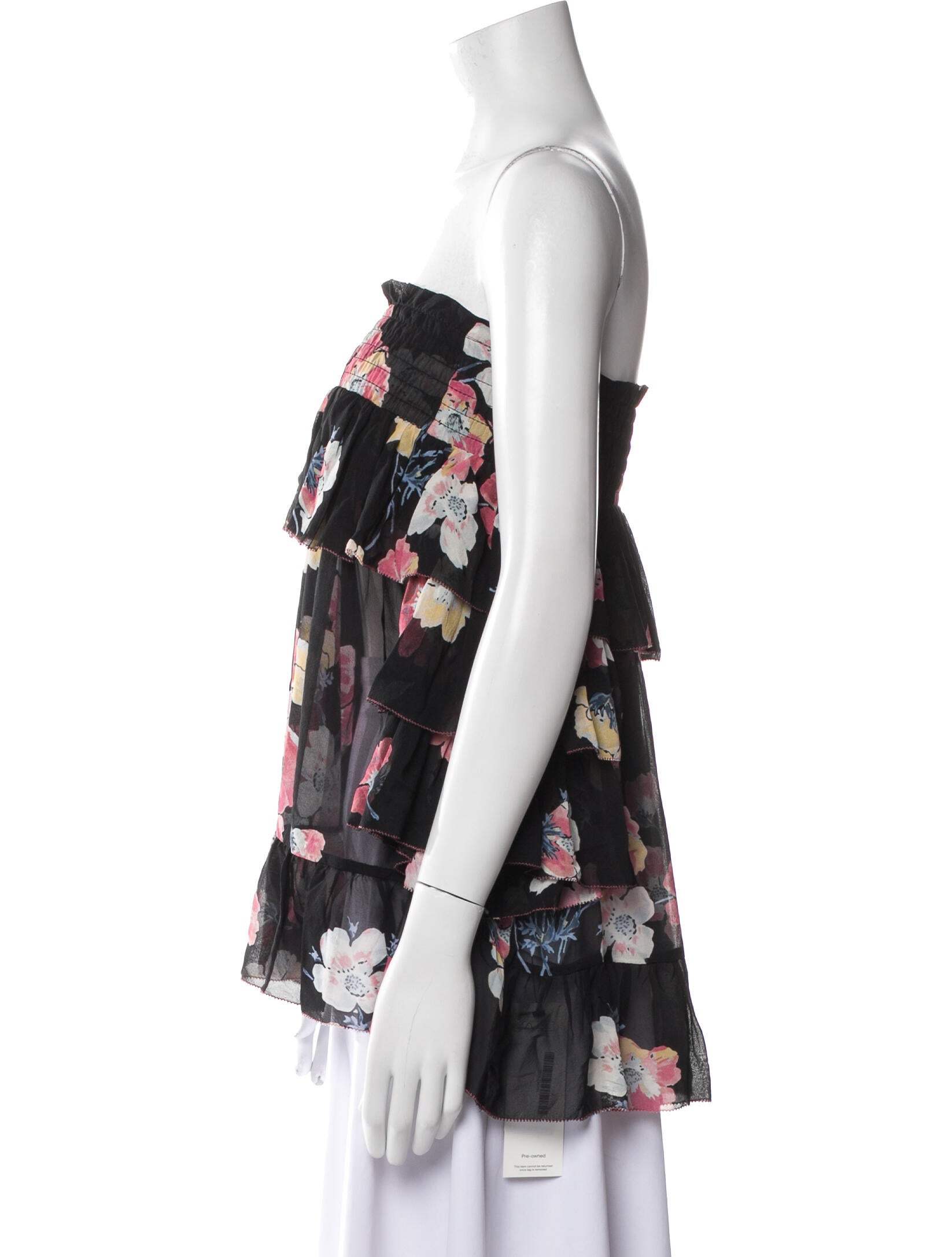 Ulla Johnson Silk Floral Print Blouse