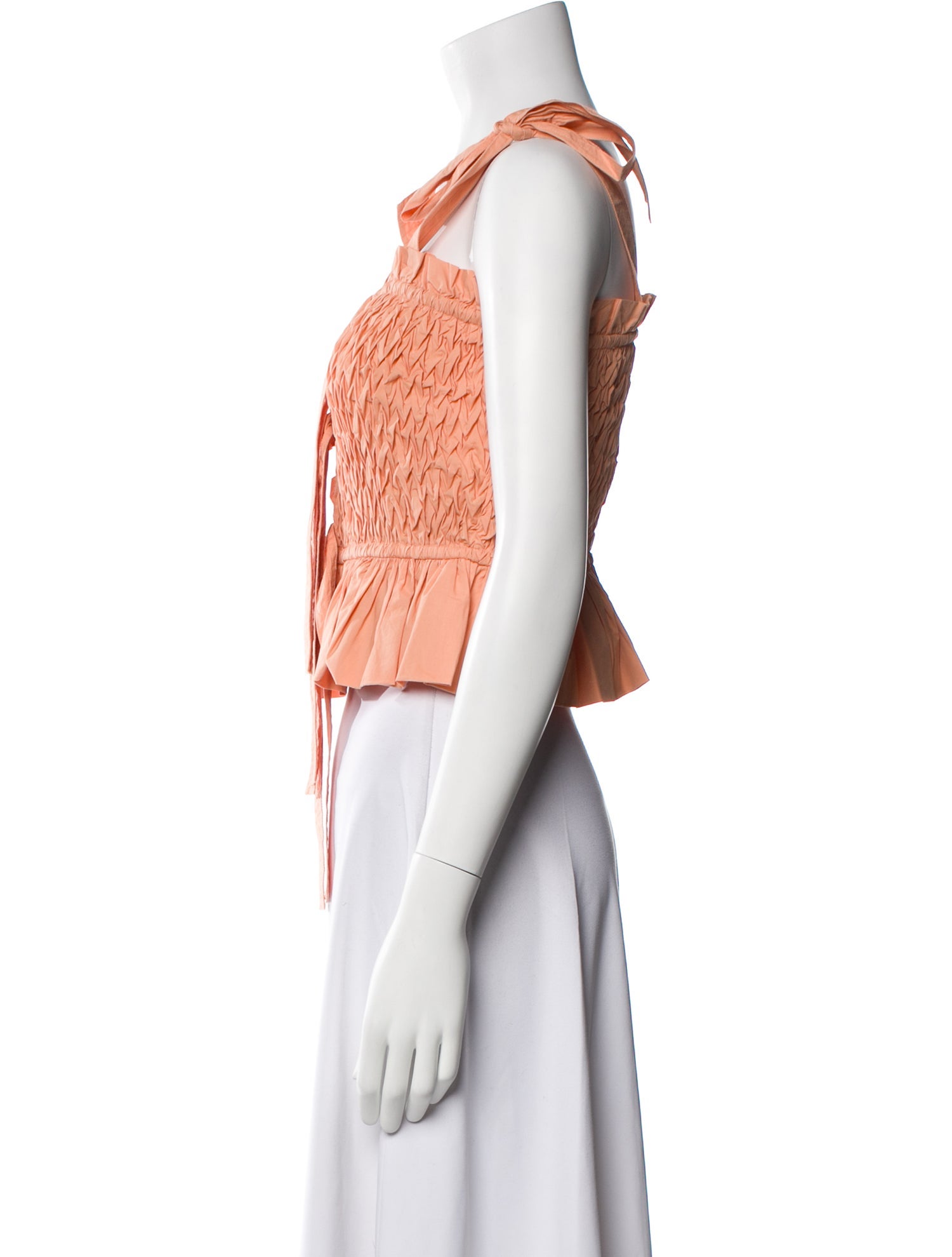 Ulla Johnson Square Neckline Sleeveless Crop Top