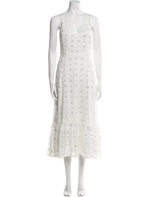 Ulla Johnson Floral Print Long Dress