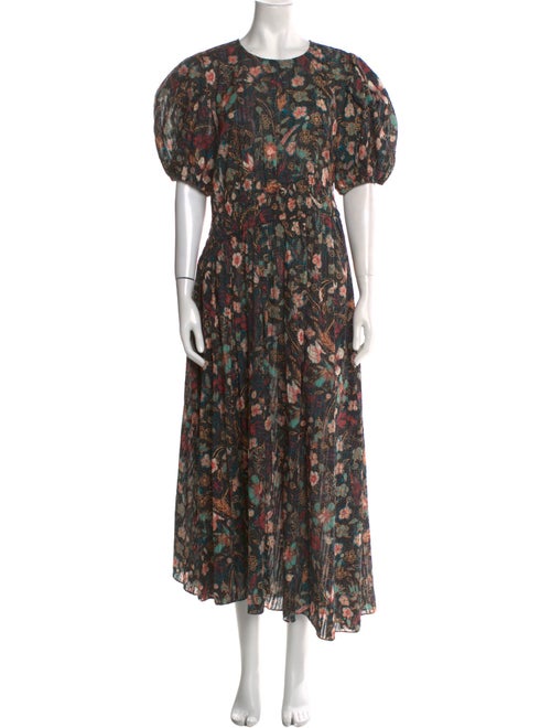 Ulla Johnson Floral Print Long Dress