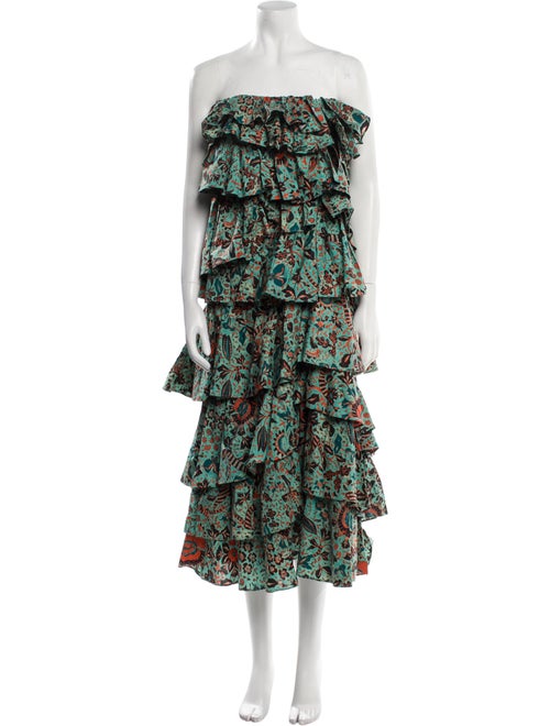 Ulla Johnson Printed Midi Length Dress