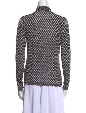 Ulla Johnson Printed Mock Neck Top