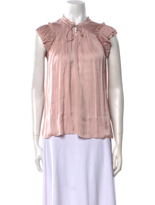 Ulla Johnson Tie Neck Sleeveless Blouse