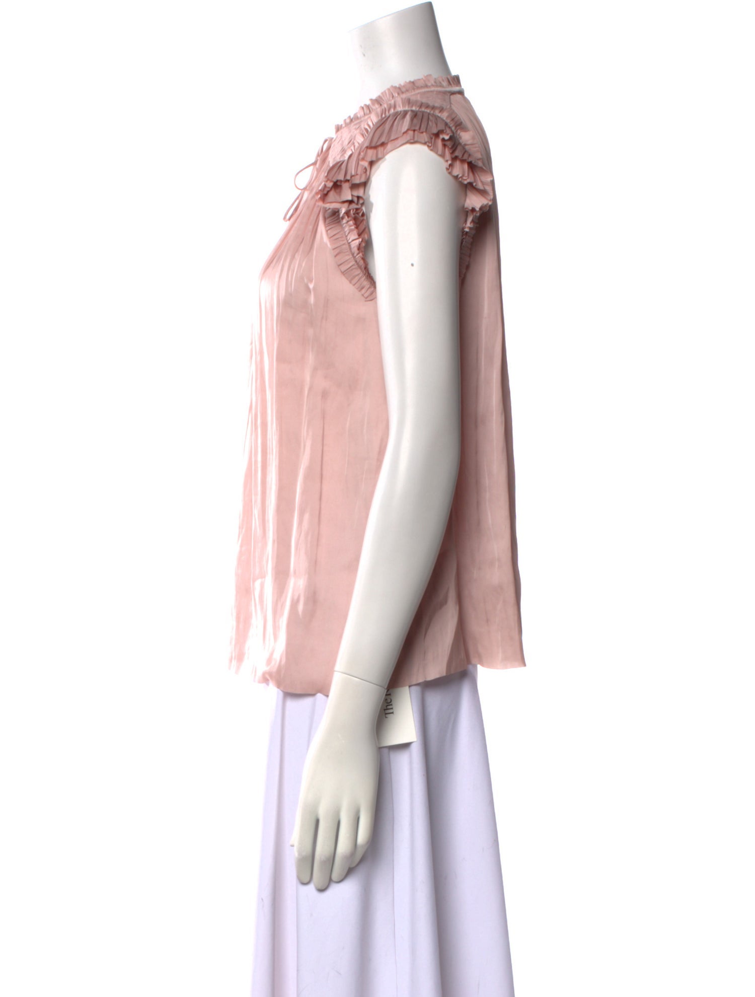 Ulla Johnson Tie Neck Sleeveless Blouse