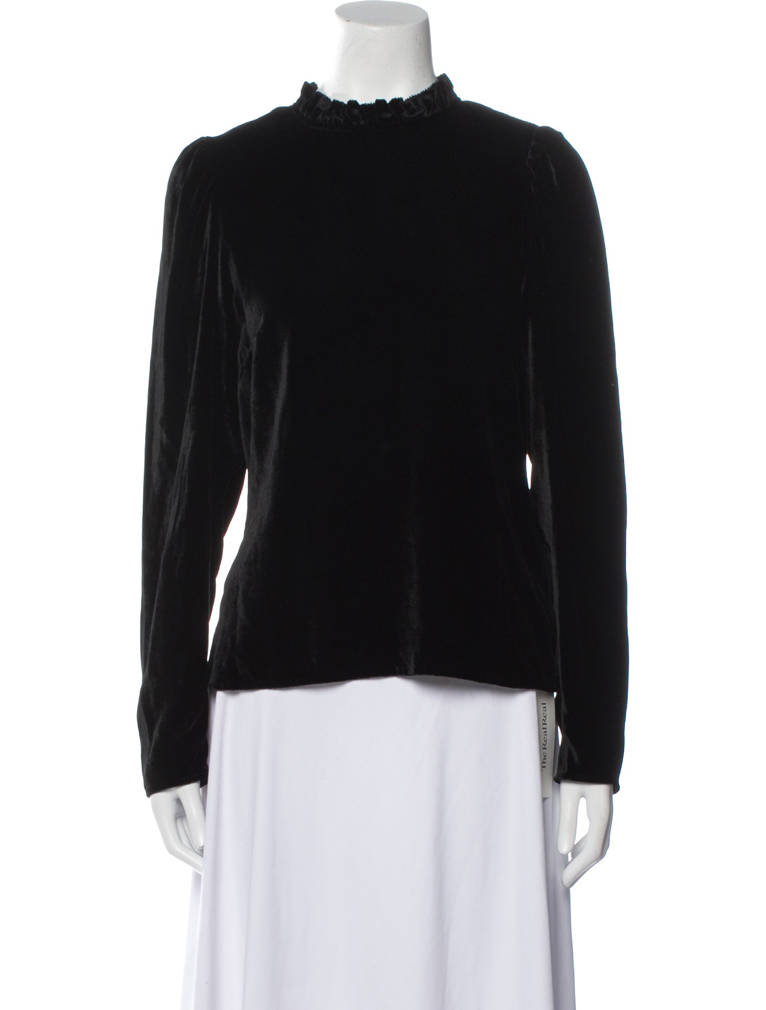 Ulla Johnson Velvet Mock Neck Sweatshirt w/ Tags