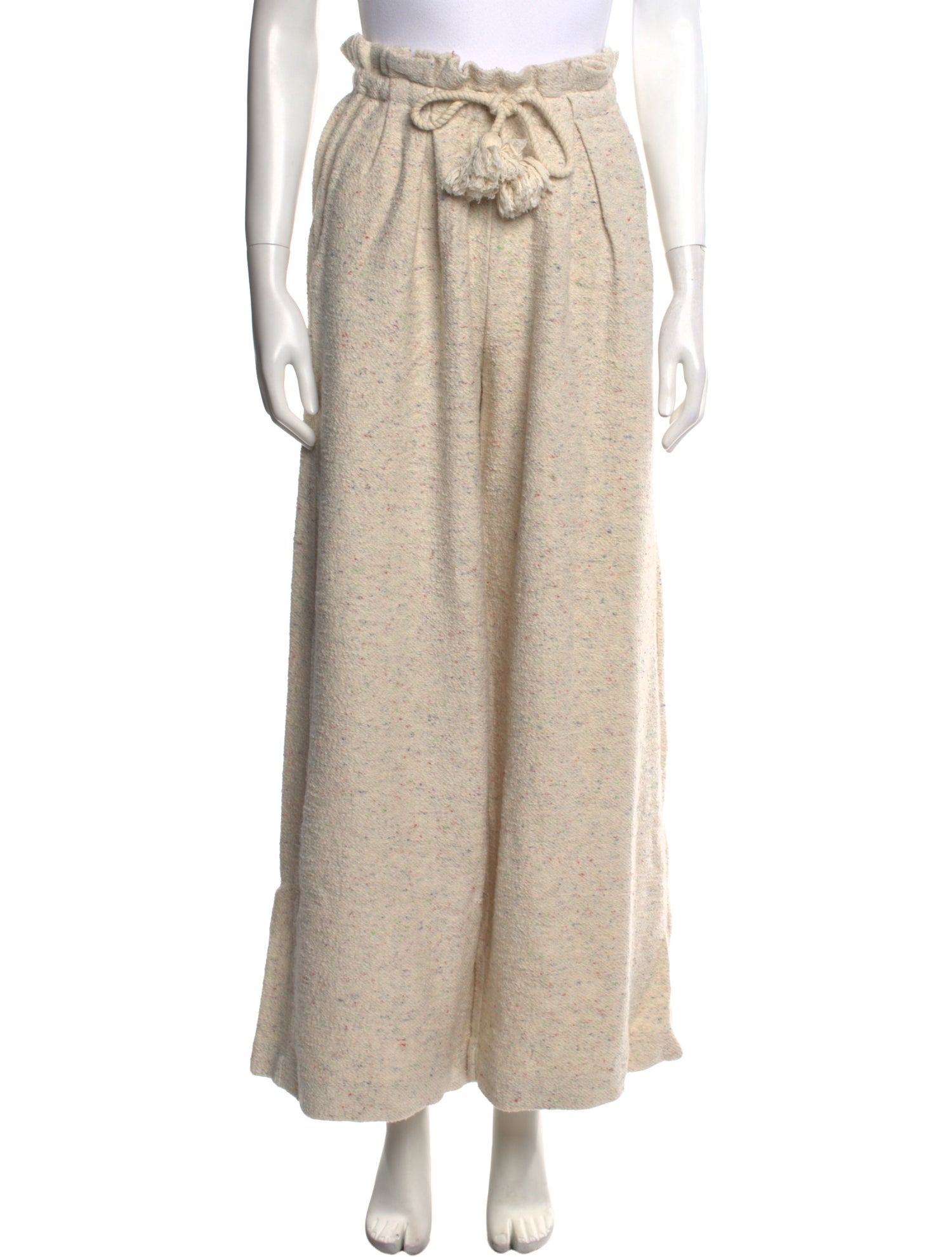 Ulla Johnson Tweed Pattern Wide Leg Pants