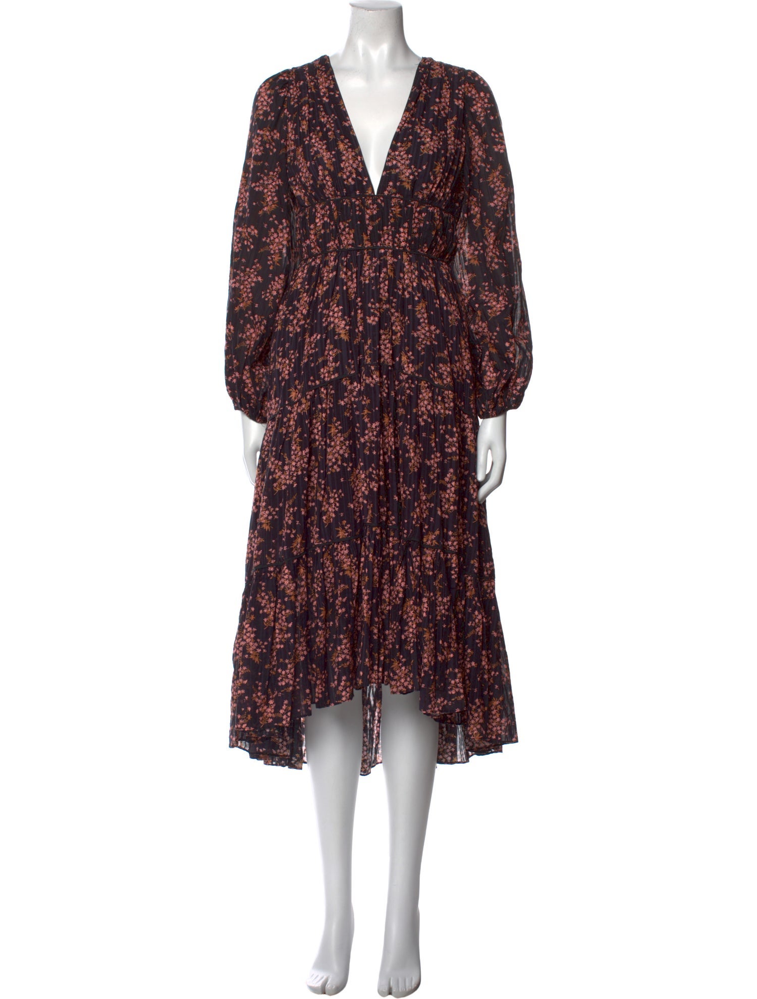 Ulla Johnson Floral Print Long Dress