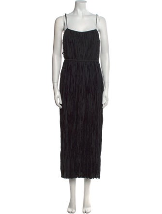 Ulla Johnson Square Neckline Midi Length Dress