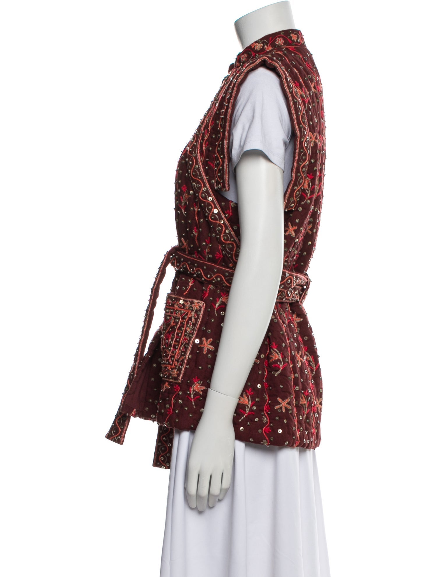 Ulla Johnson Linen Printed Vest